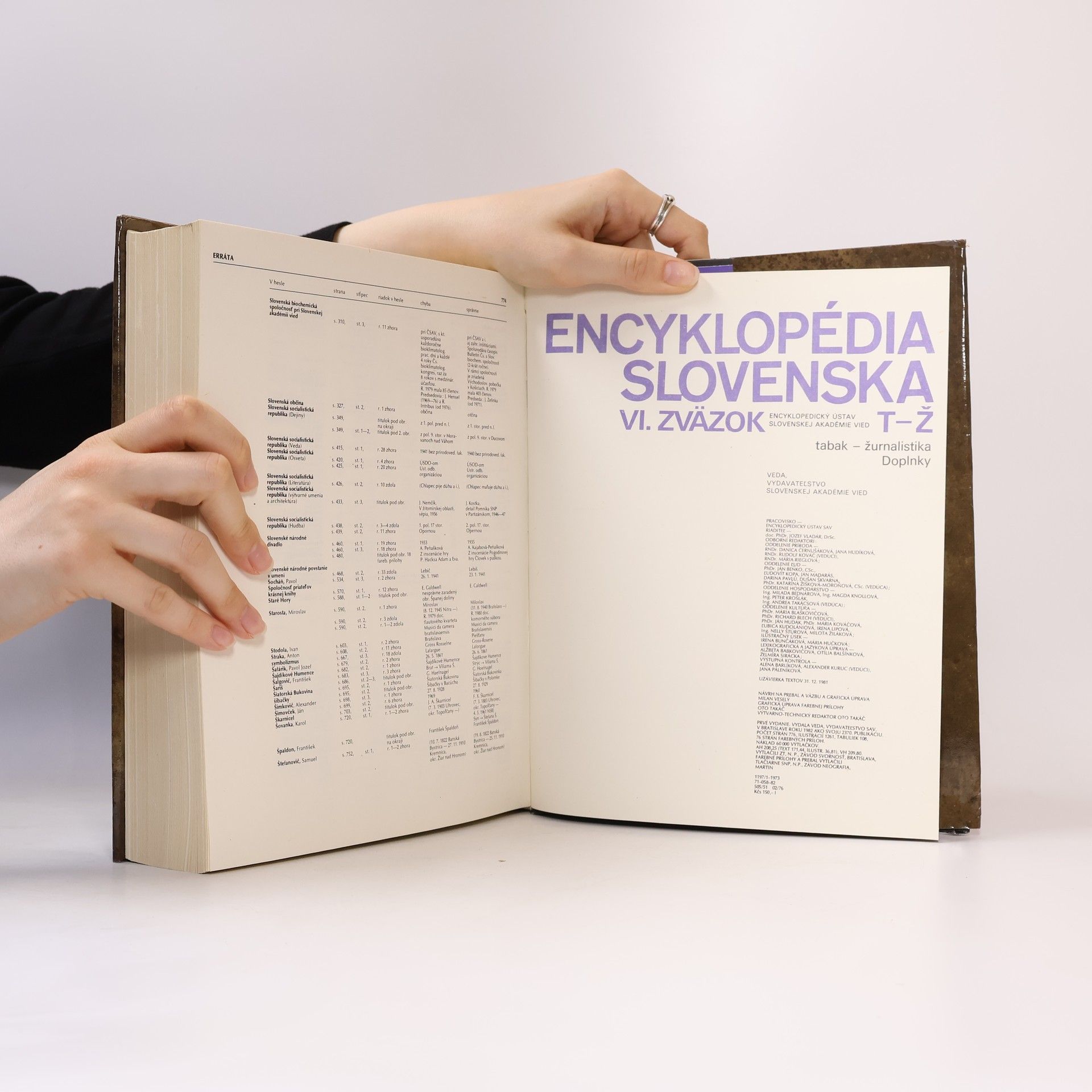 Autorenkollektiv Encyklopédia Slovenska VI. T-Ž