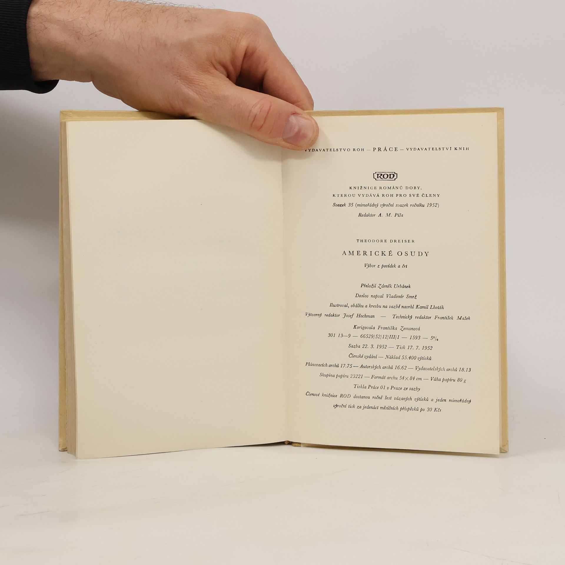 Theodore Dreiser Americké osudy