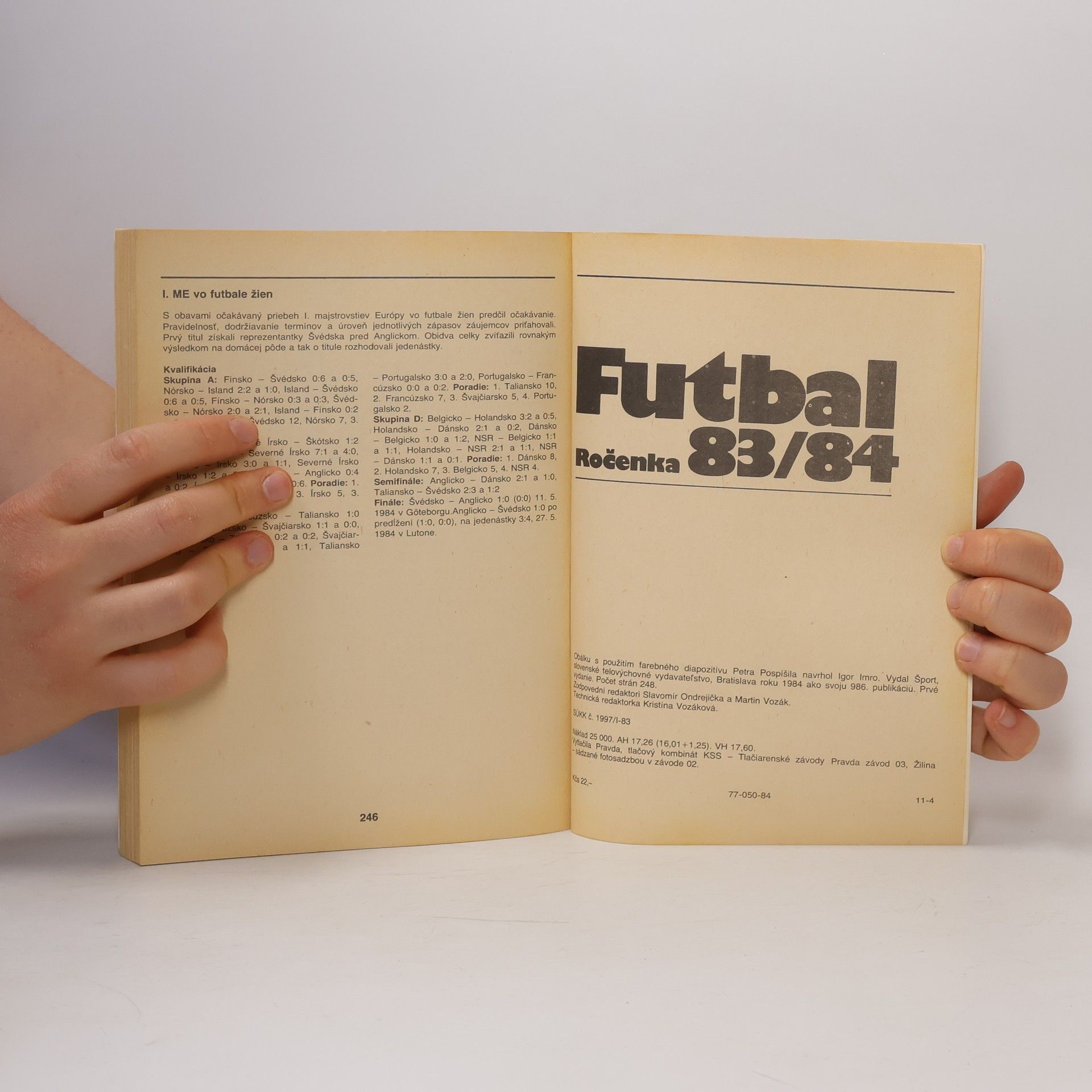 Autorenkollektiv Futbal: Ročenka 83/84