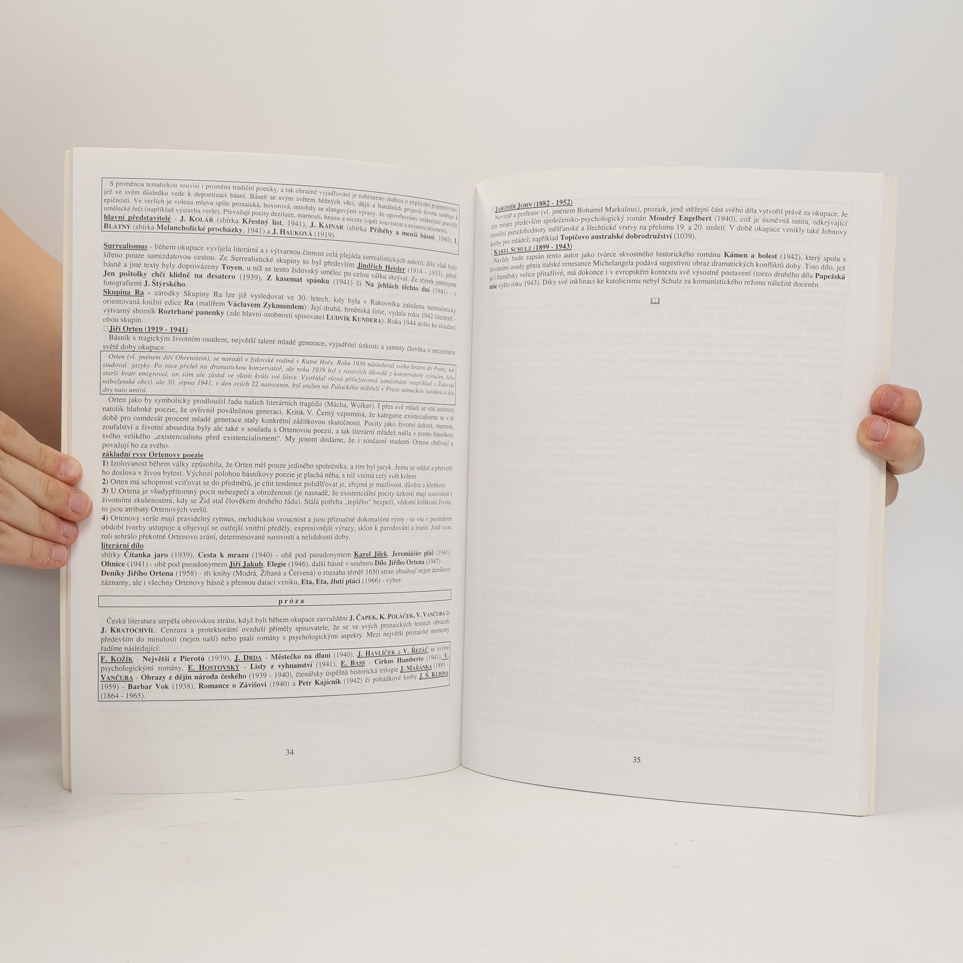 Vladimír Prokop Přehled české literatury 20. století