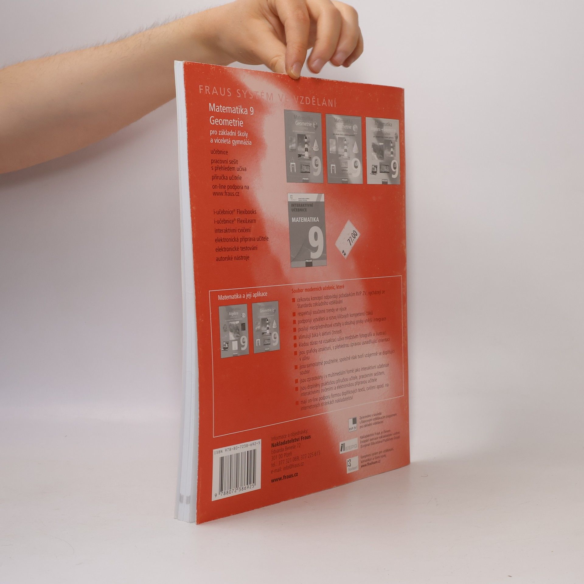 Various authors Matematika 9 Geometrie - Pracovní sešit