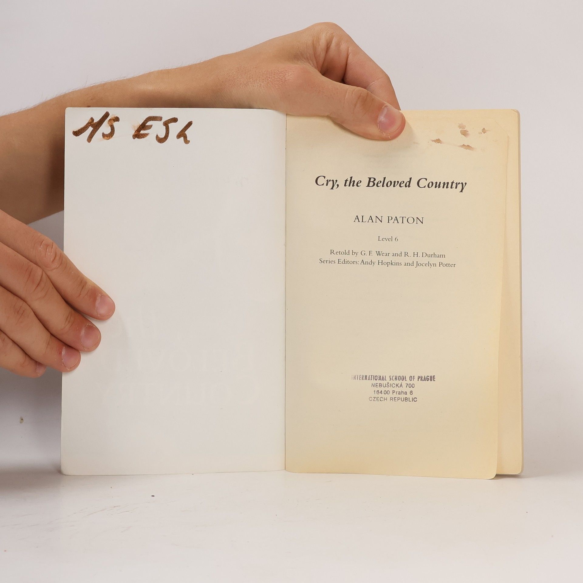 Alan Paton Cry, the Beloved Country