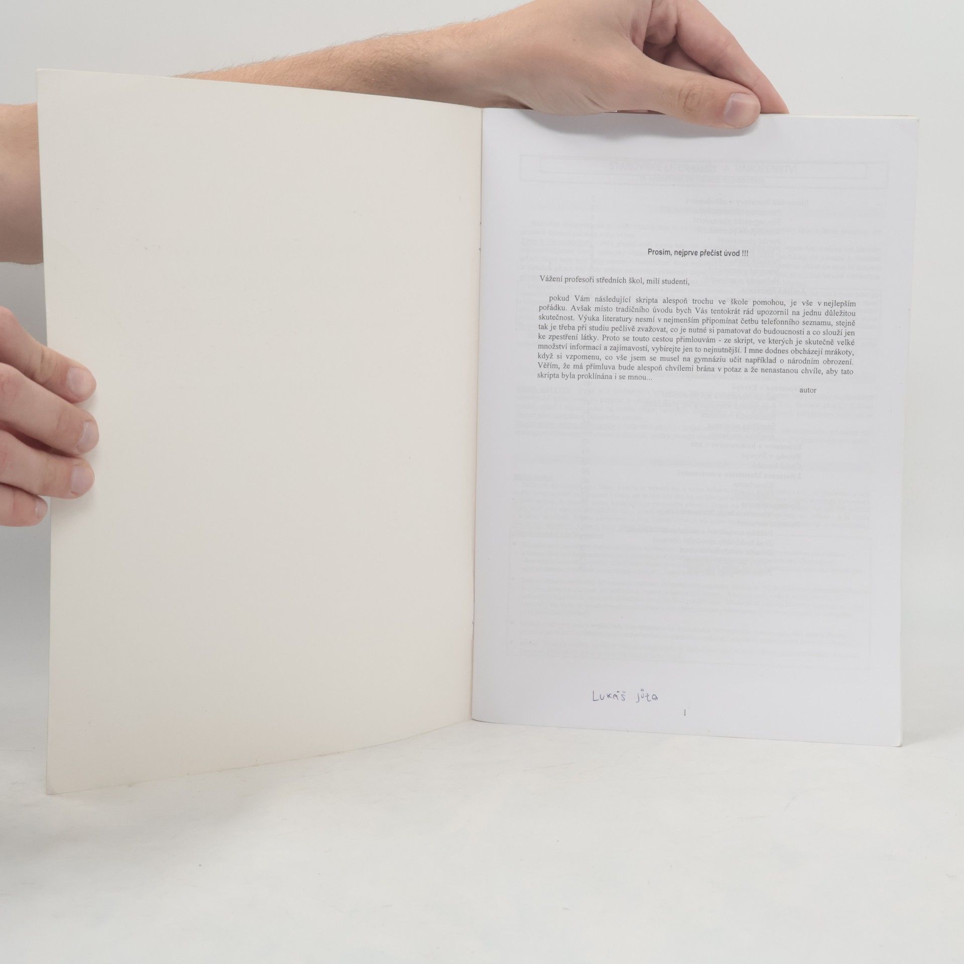 Vladimír Prokop Dějiny literatury od starověku do počátku 19. století