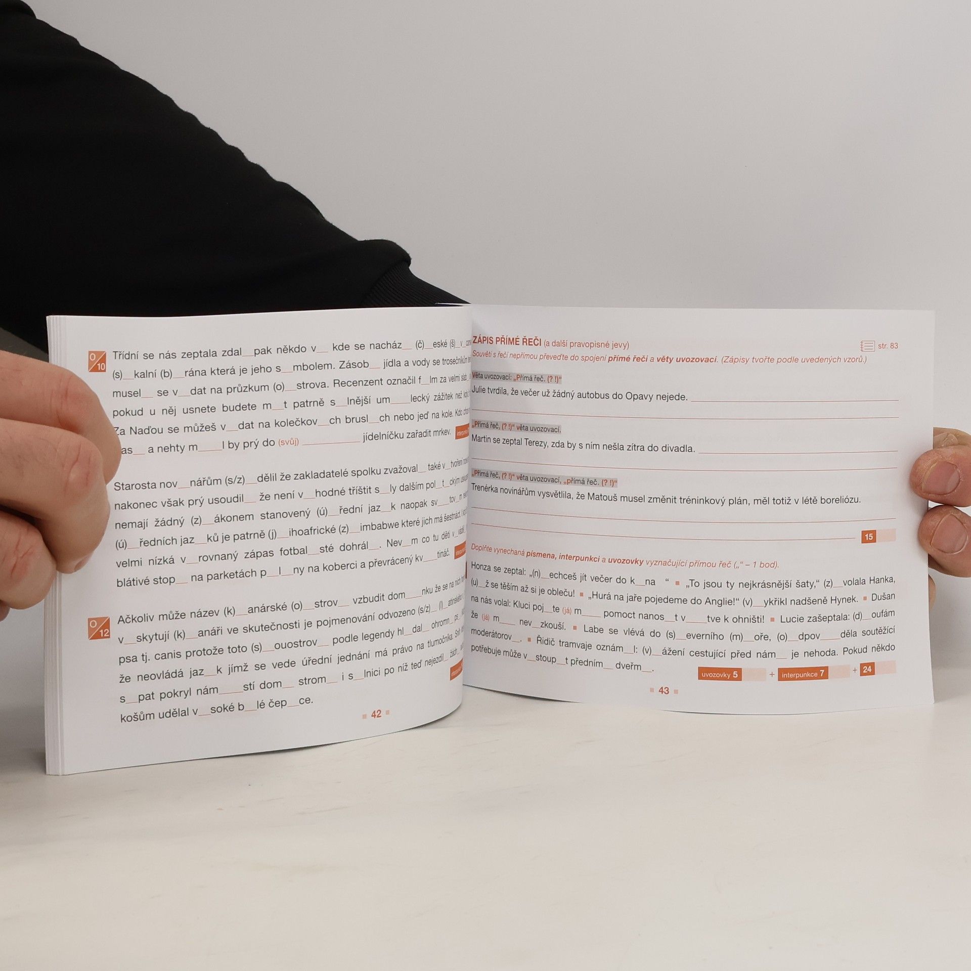Autores varios Pravopisné pětiminutovky : pro 2. stupeň ZŠ a VG : zopakujeme, naučíme se, pravopis