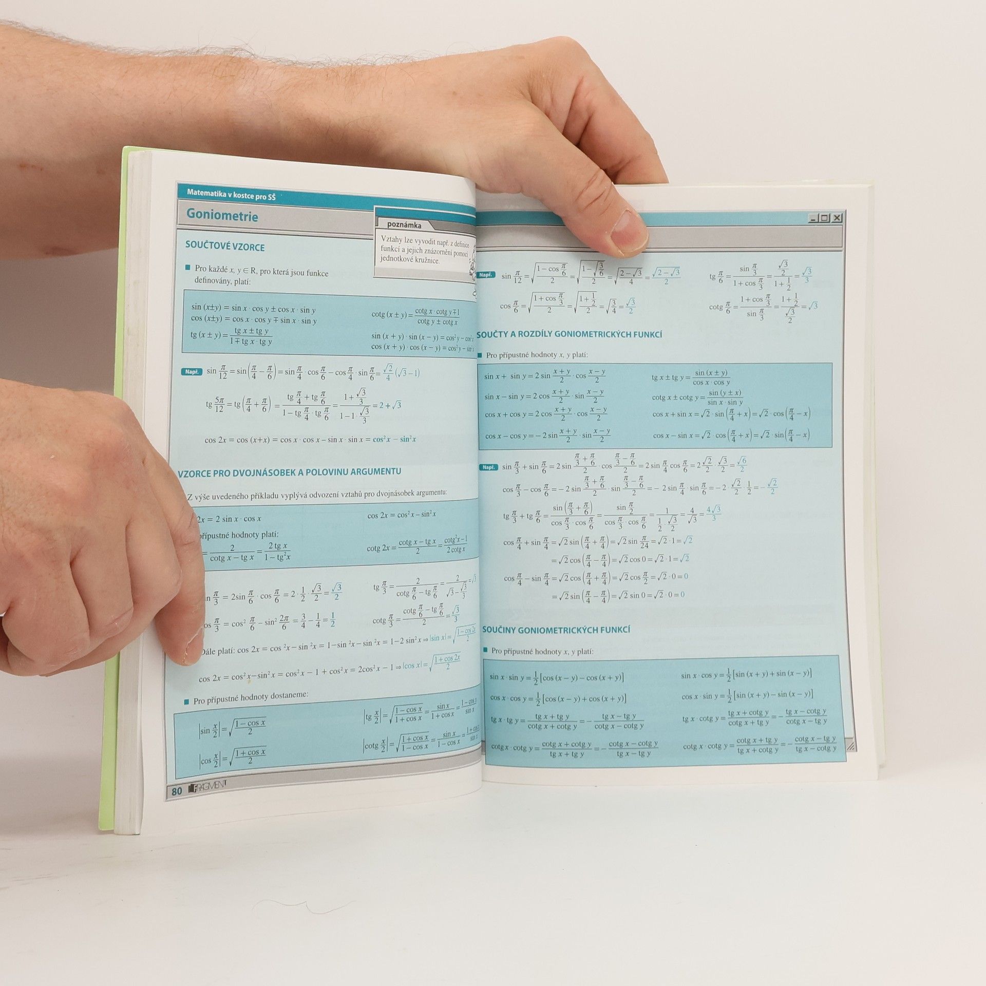 Zdeněk Vošický Matematika v kostce. Pro střední školy