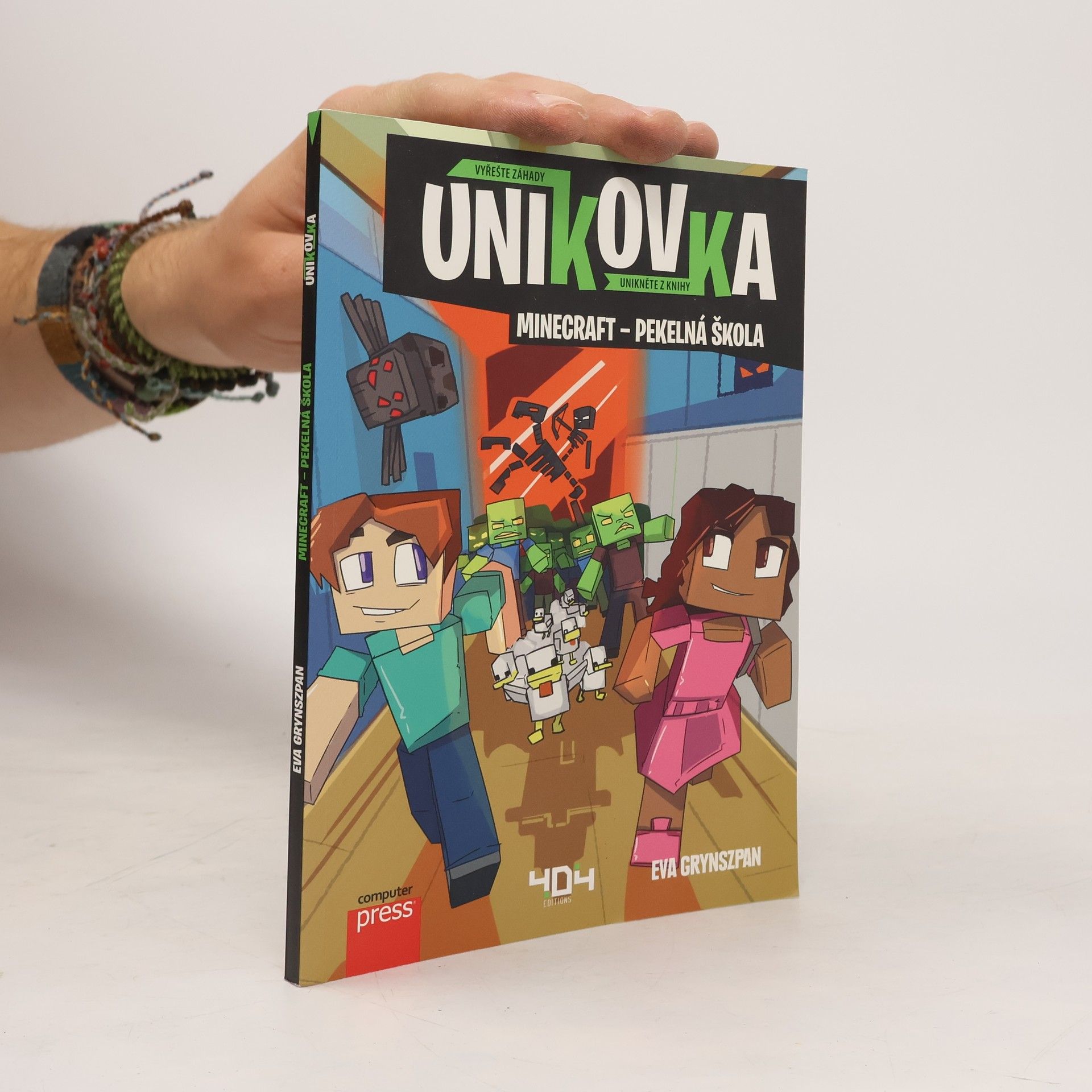 Eva Grynszpan Únikovka. Minecraft - pekelná škola