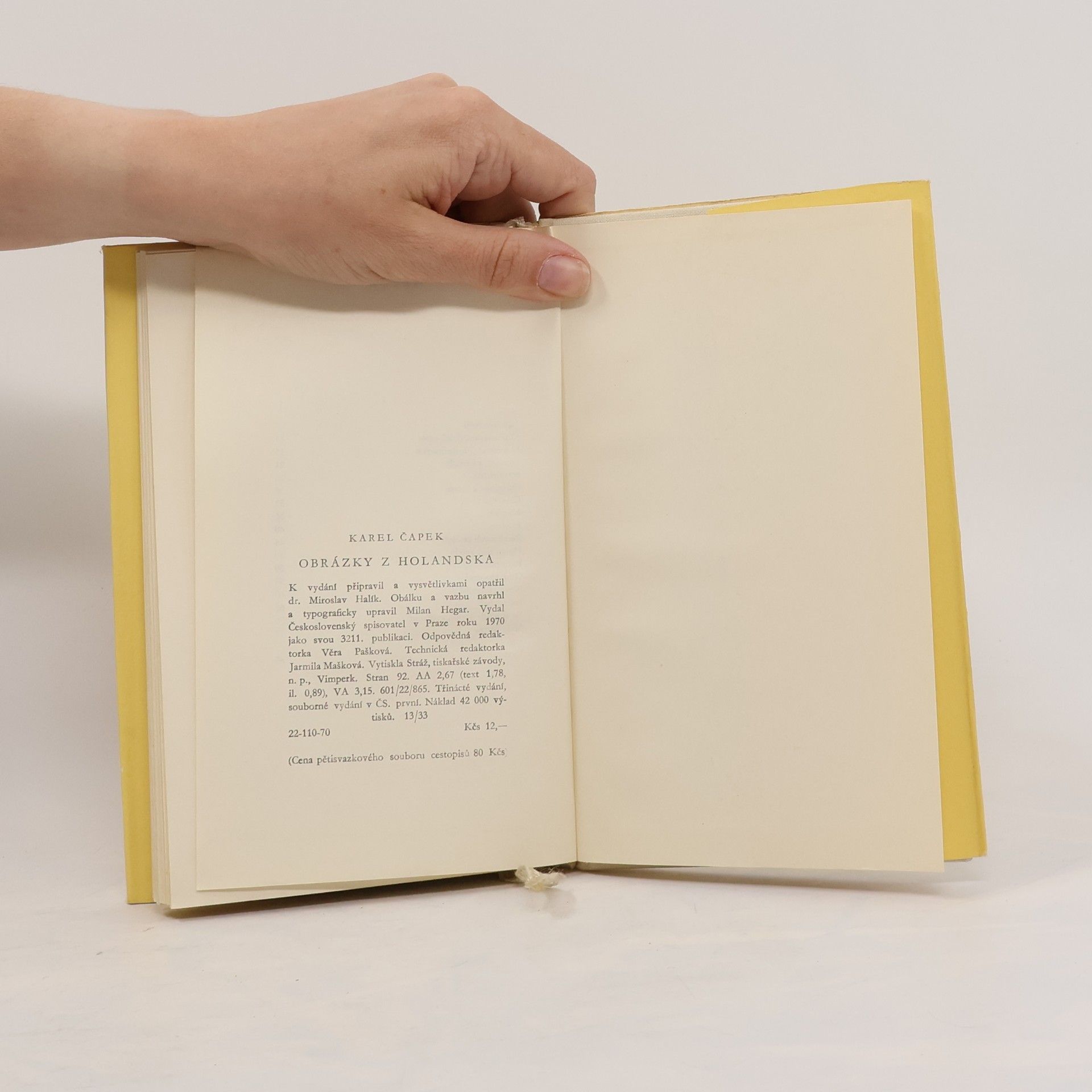 Karel Čapek Obrázky z Holandska