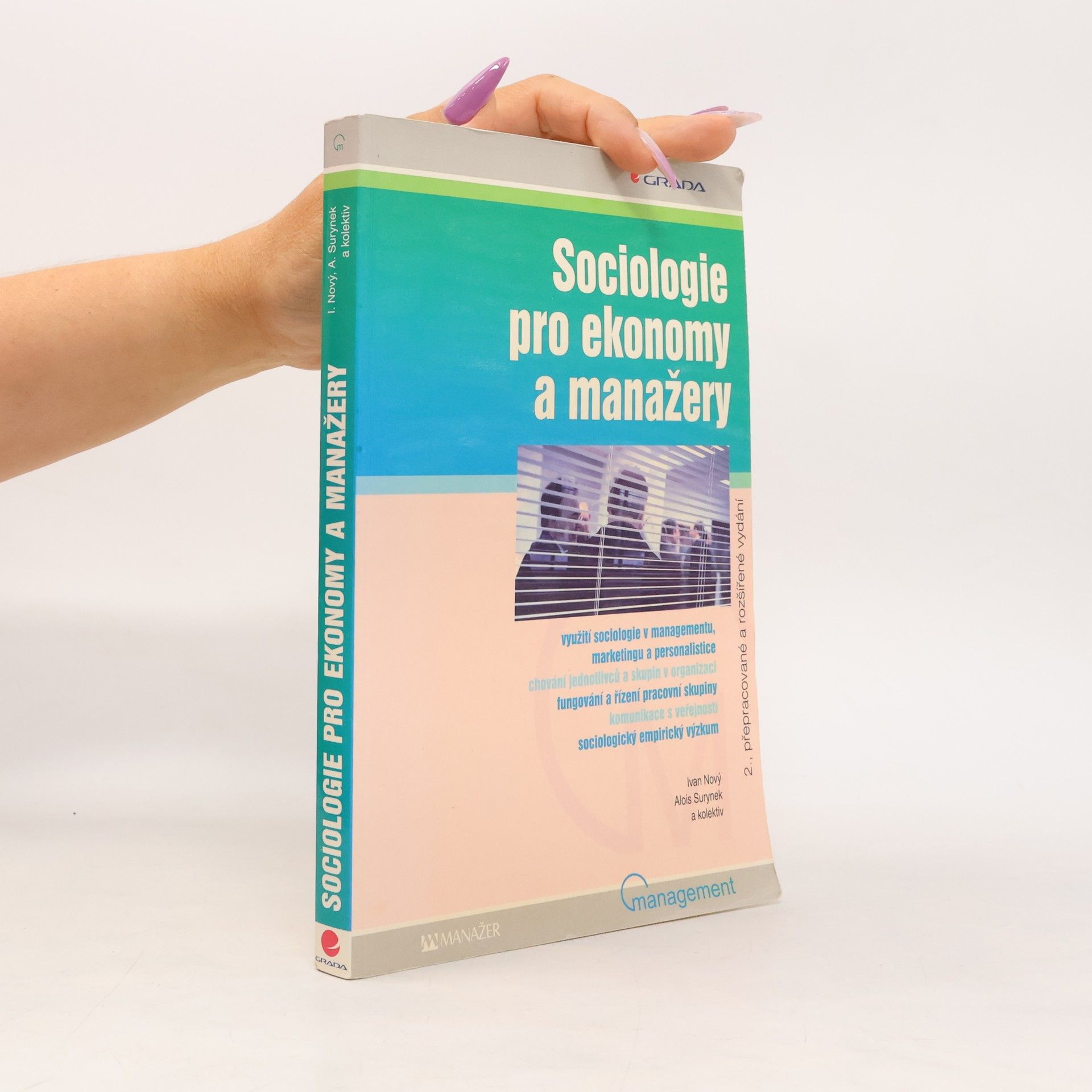 Ivan Nový Sociologie pro ekonomy a manažery