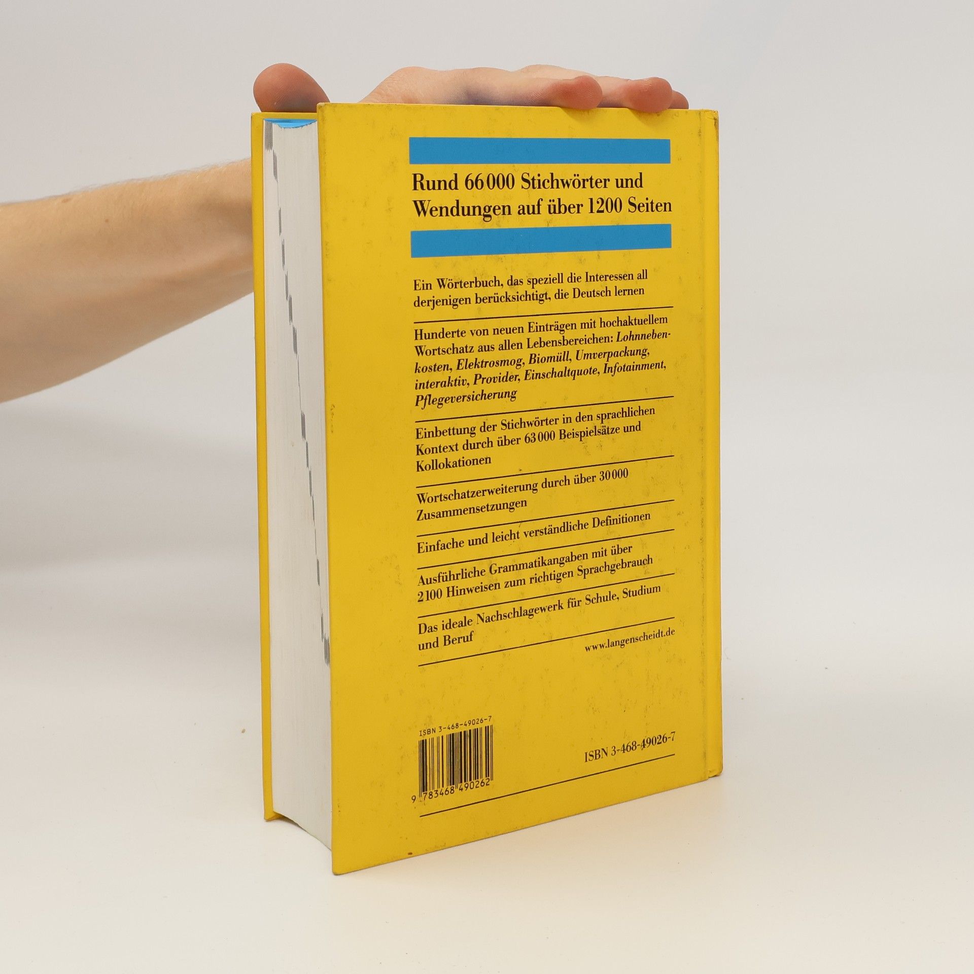 J. Docherty Langenscheidts Großwörterbuch Deutsch als Fremdsprache : das einsprachige Wörterbuch für alle, die Deutsch lernen : in der neuen deutschen Rechtschreibung