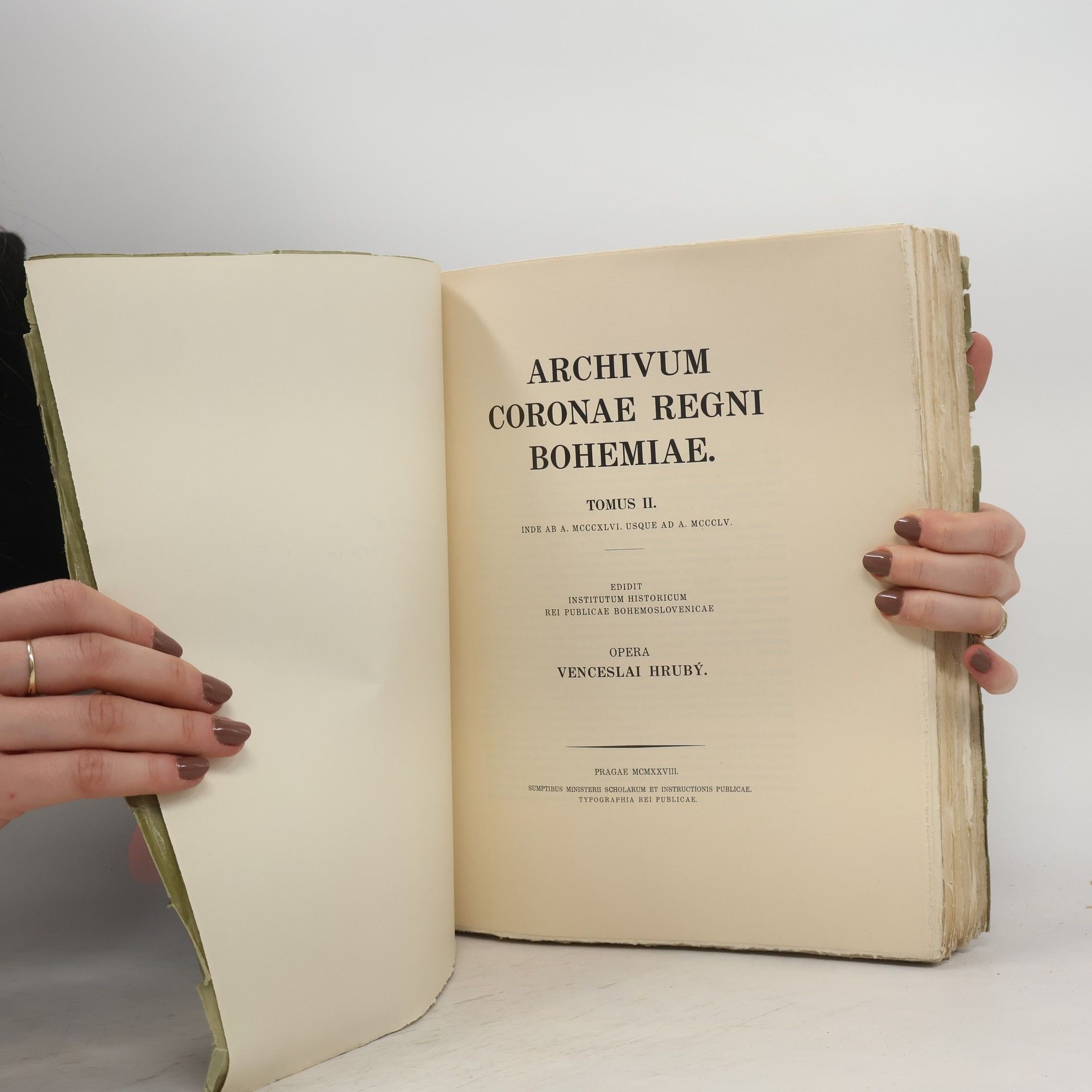 Venceslai Hrubý Archivum coronae Regni bohemiae