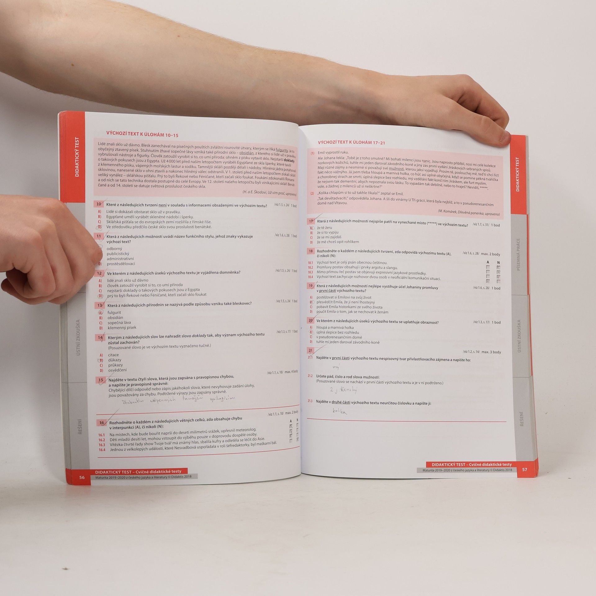 Autorenkollektiv Maturita 2019-2020 z českého jazyka a literatury