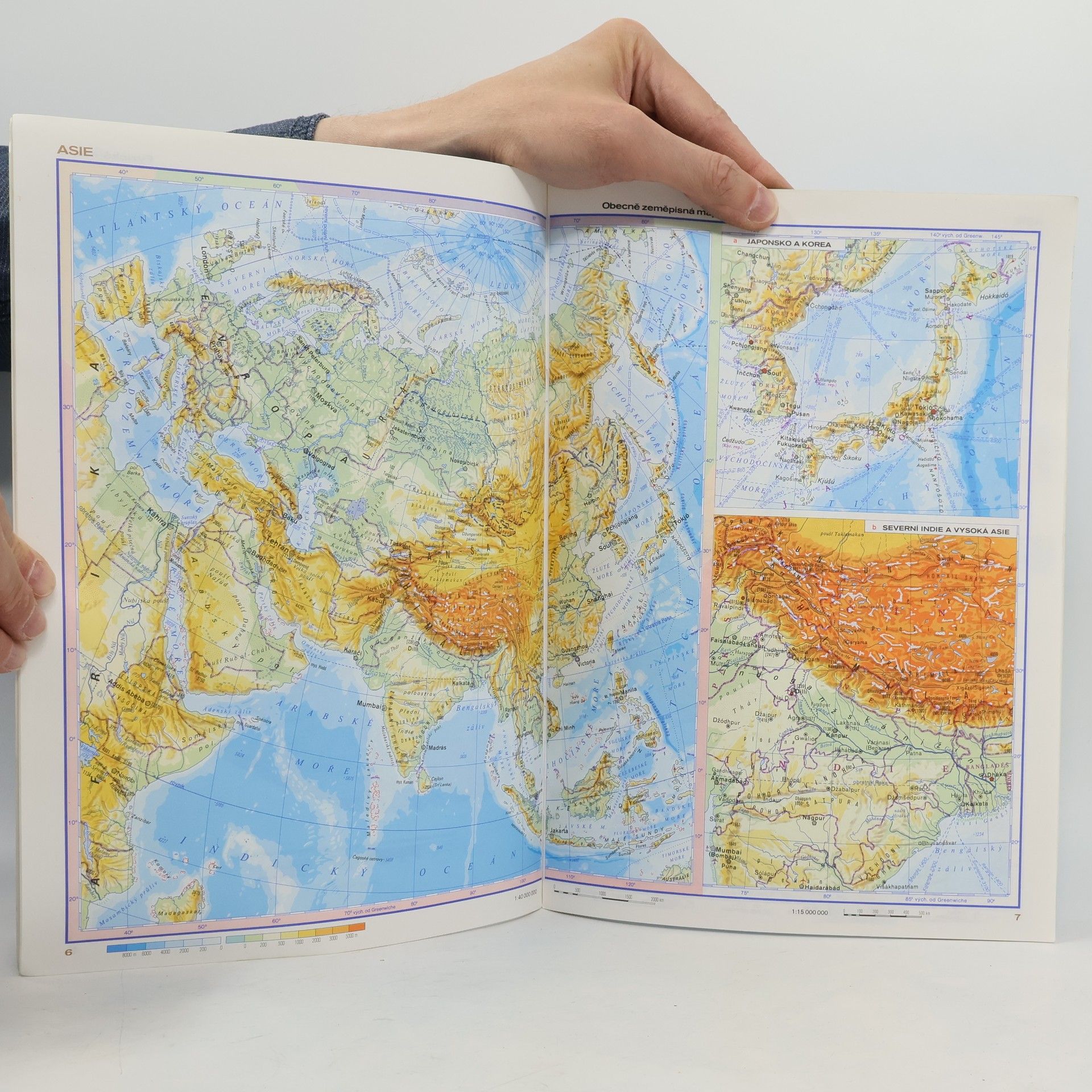 Autorenkollektiv Asie. Sešitové atlasy pro základní školy