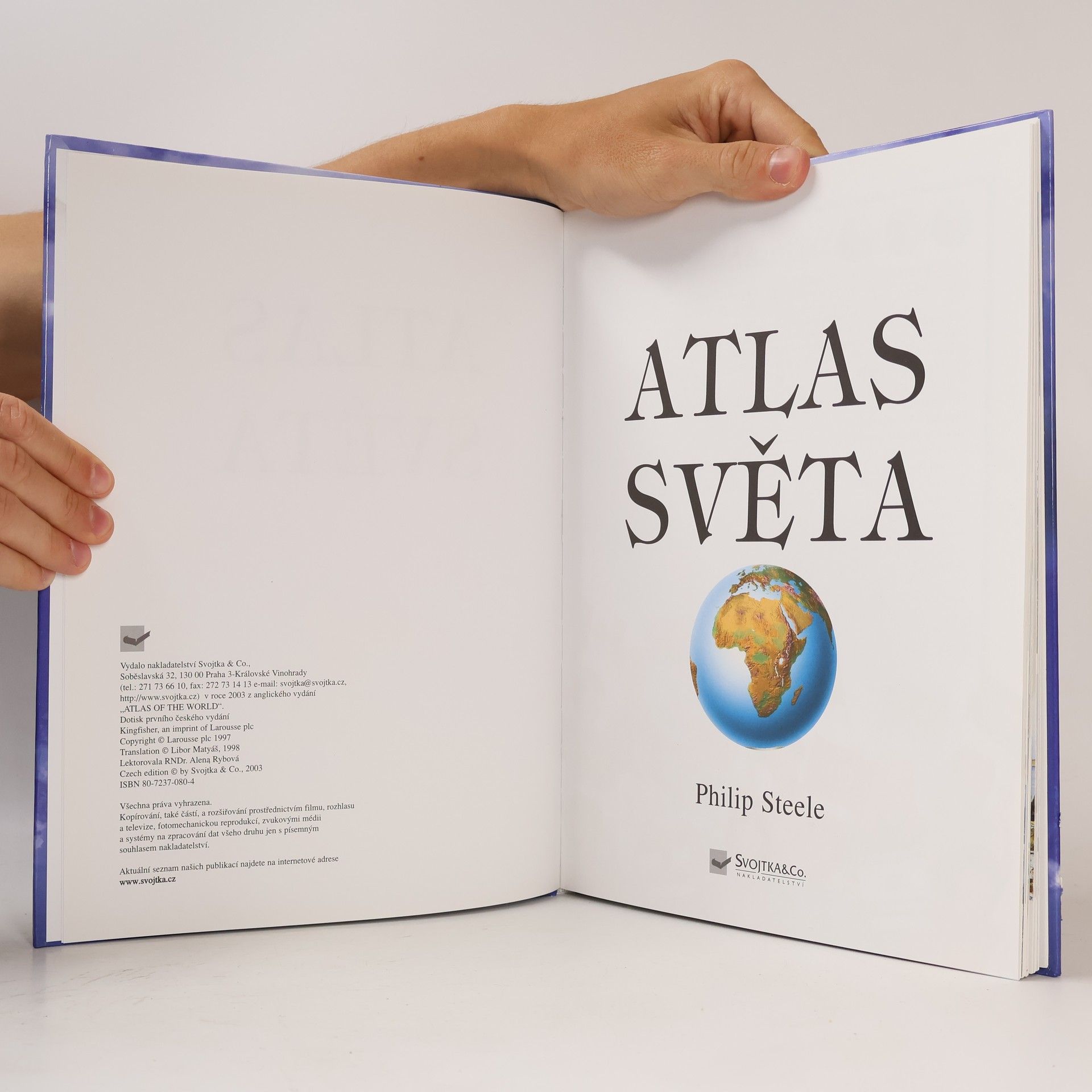 Philip Steele Atlas světa