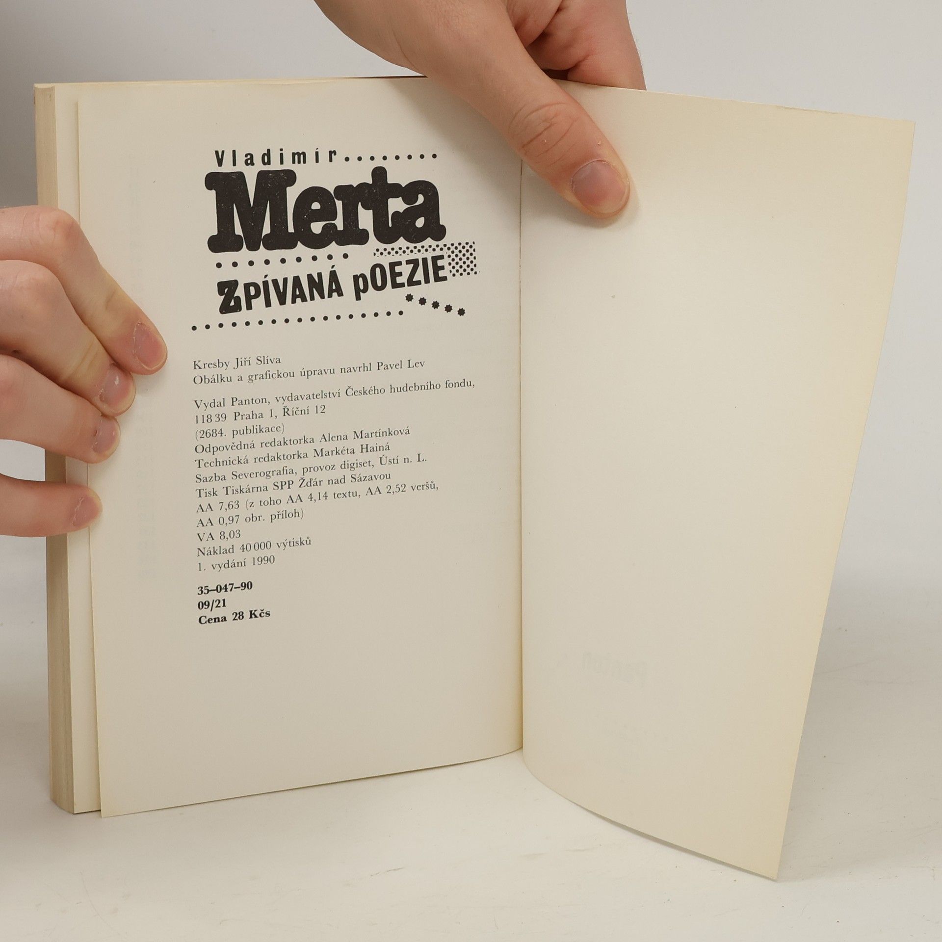 Jiří Slíva Zpívaná poezie