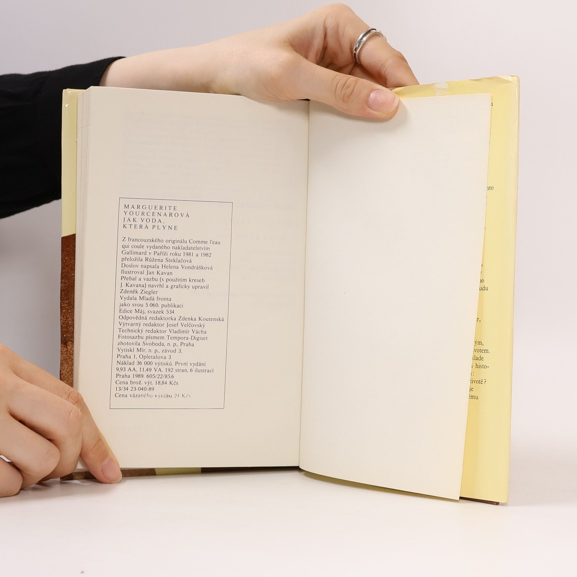 Marguerite Yourcenar Jak voda, která plyne