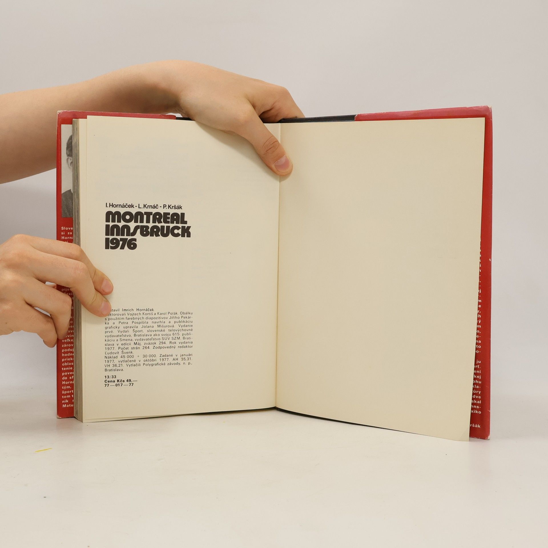 Imrich Hornáček Montreal Innsbruck 1976