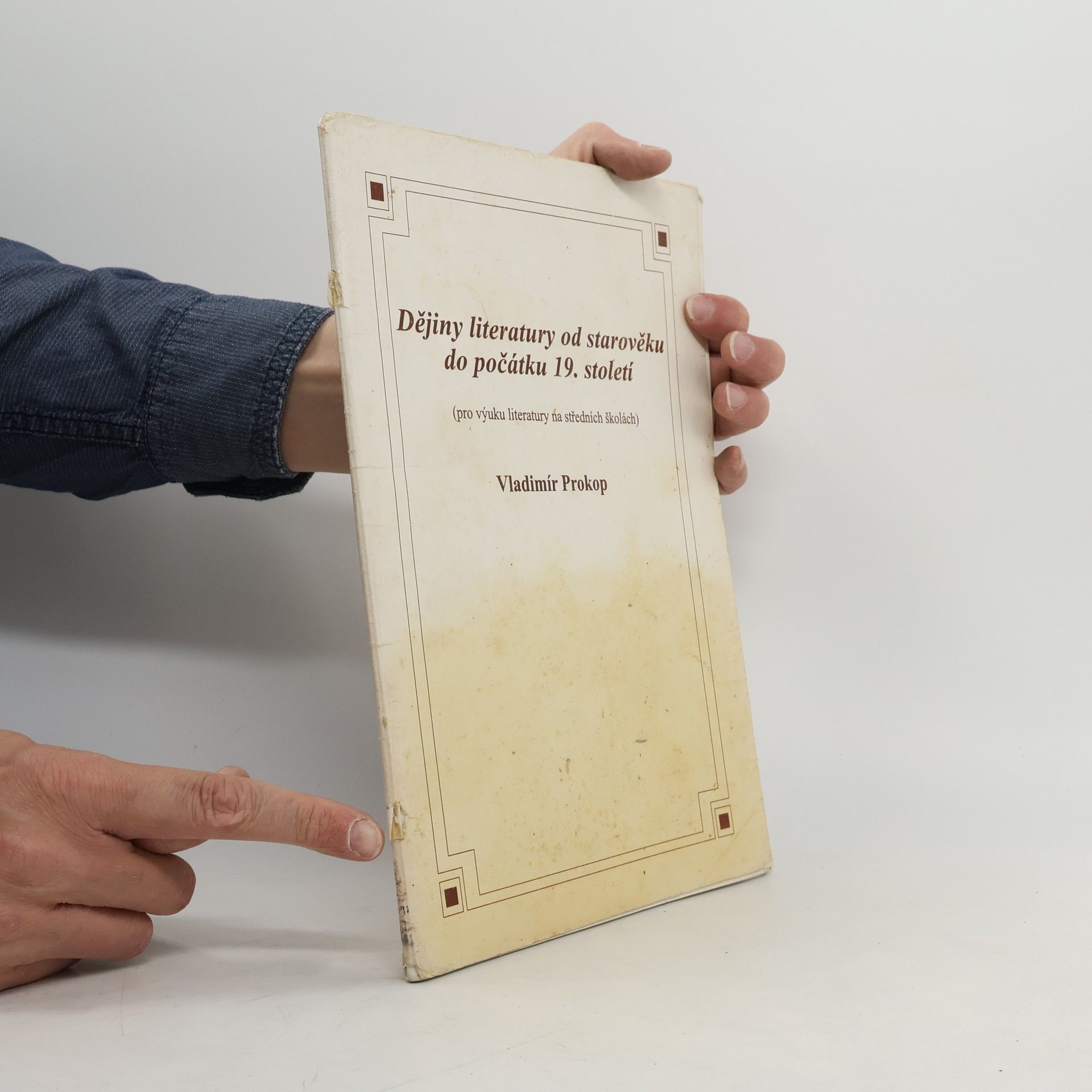 Vladimír Prokop Dějiny literatury od starověku do počátku 19. století