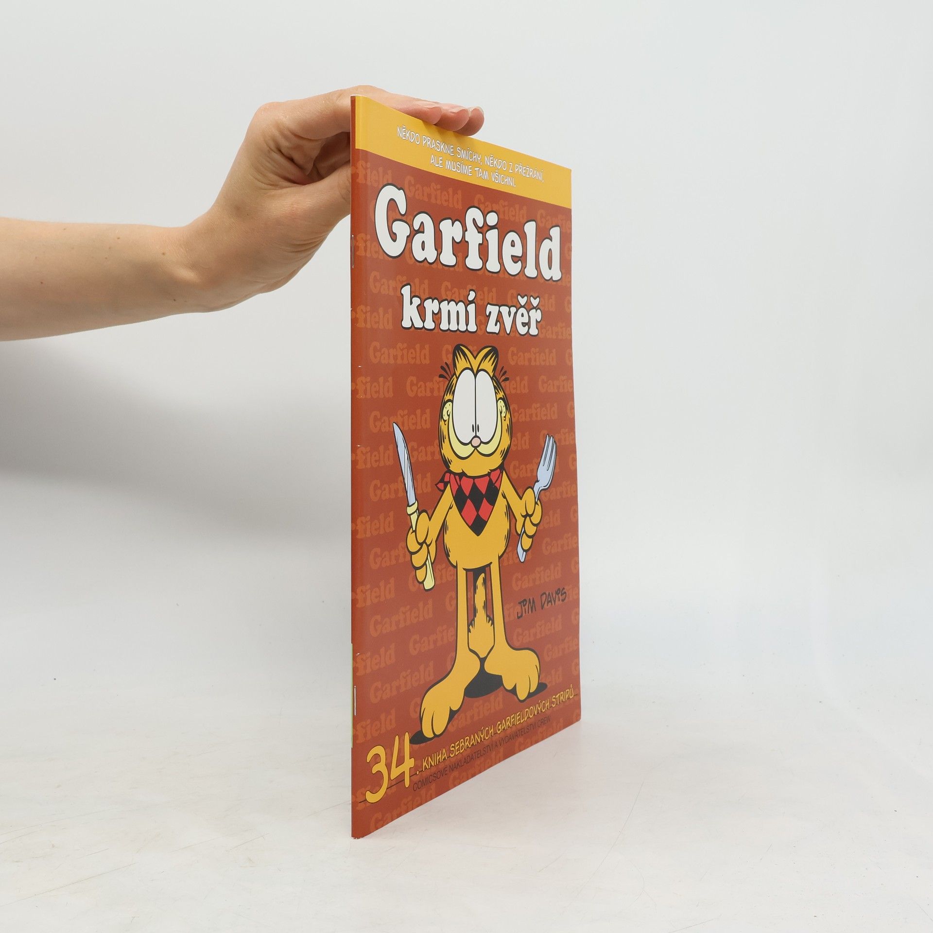 Jim Davis Garfield krmí zvěř