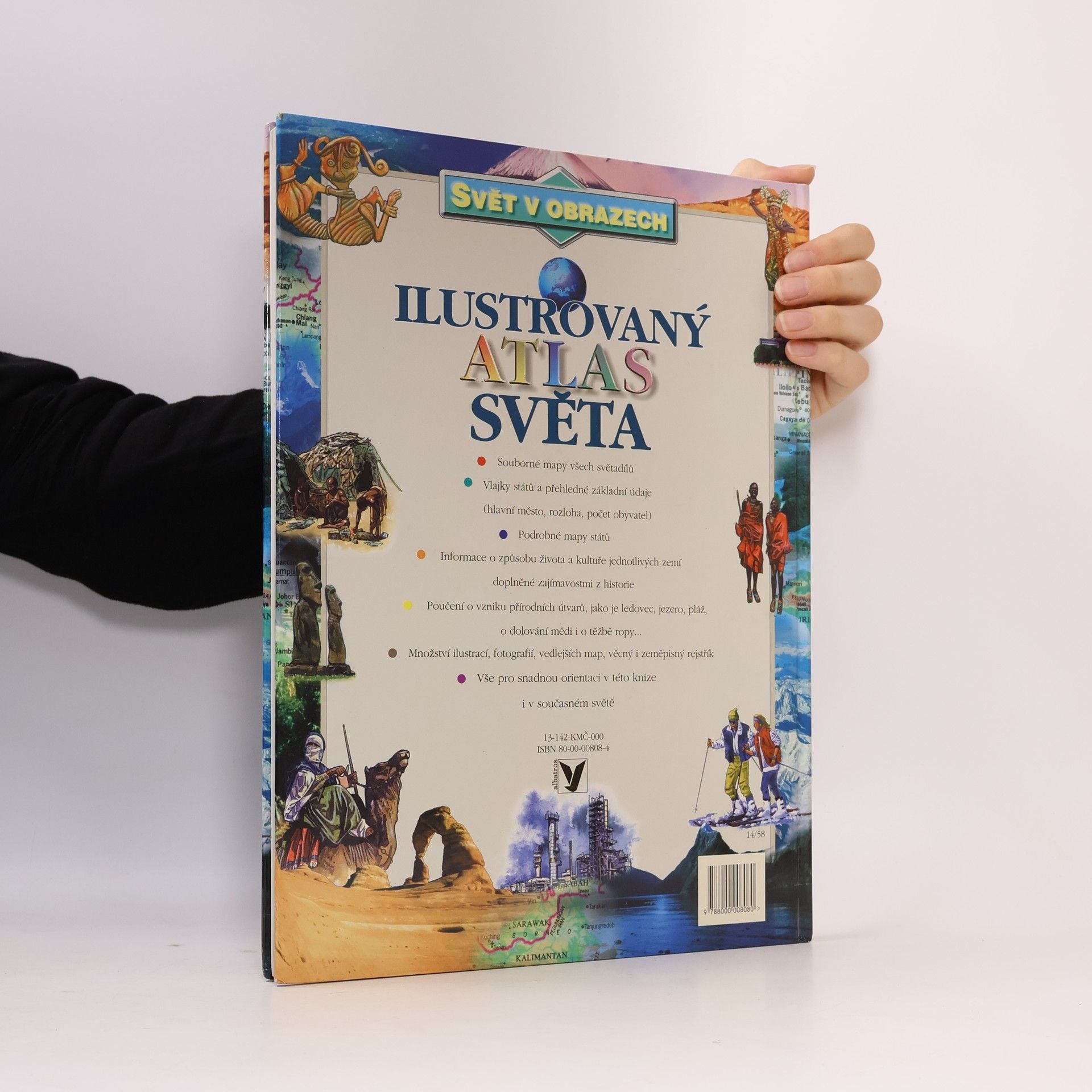 Elisabeth Sackett Ilustrovaný atlas světa svět v obrazech