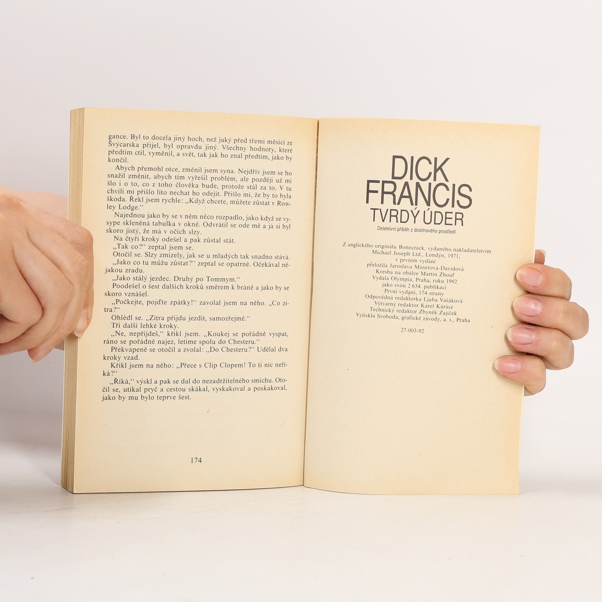 Dick Francis Tvrdý úder