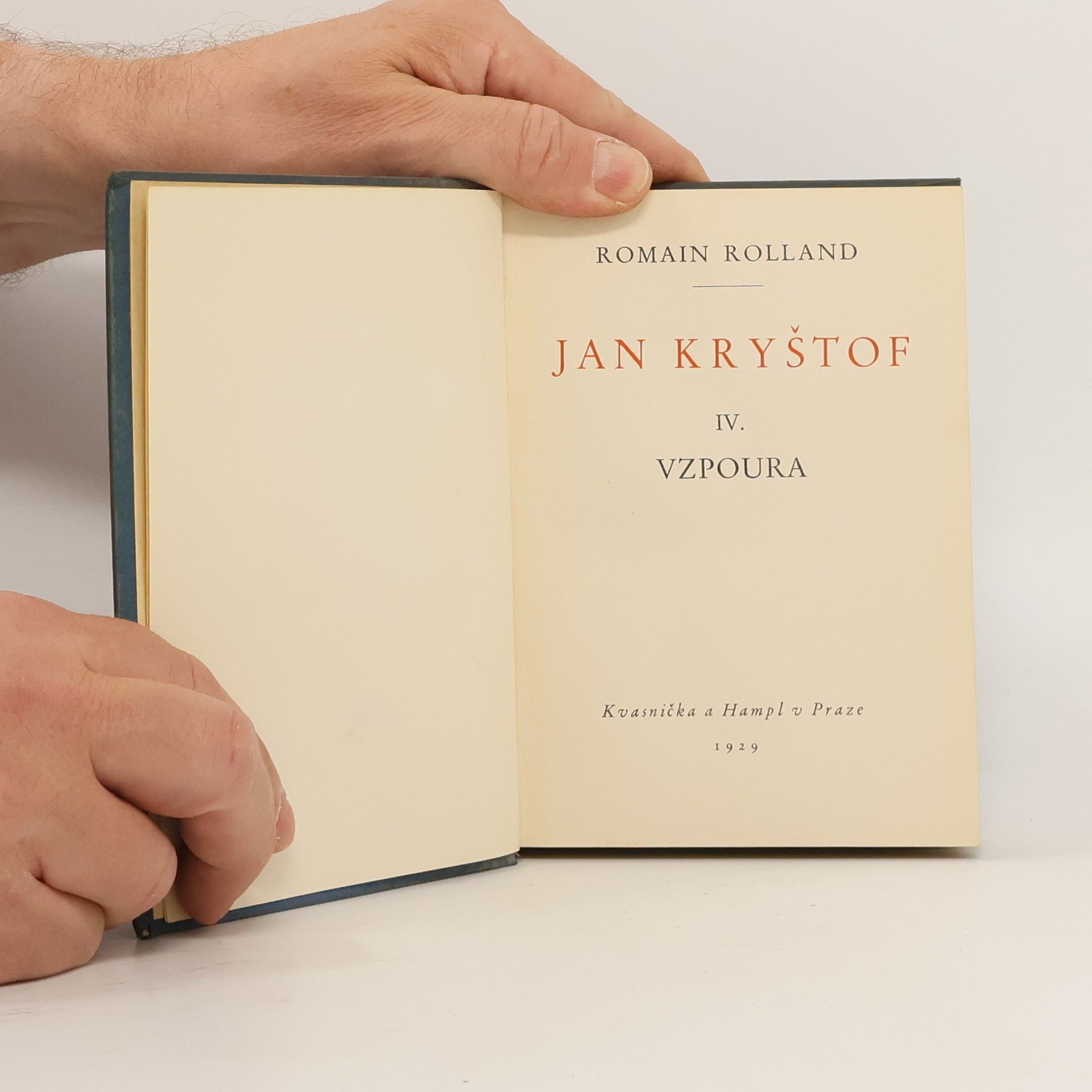 Romain Rolland Jan Kryštof IV. Vzpoura