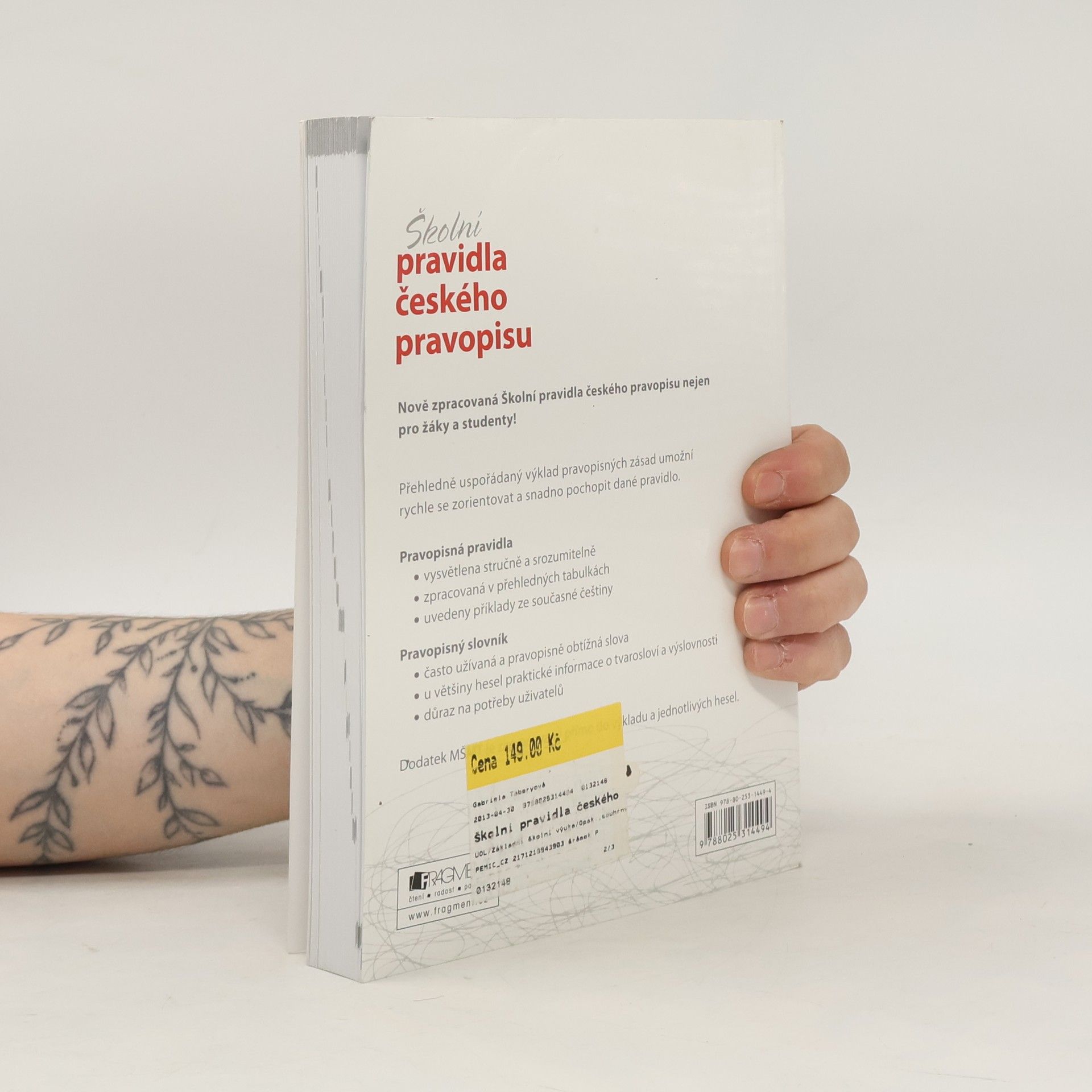 Marie Sochrová Školní pravidla českého pravopisu