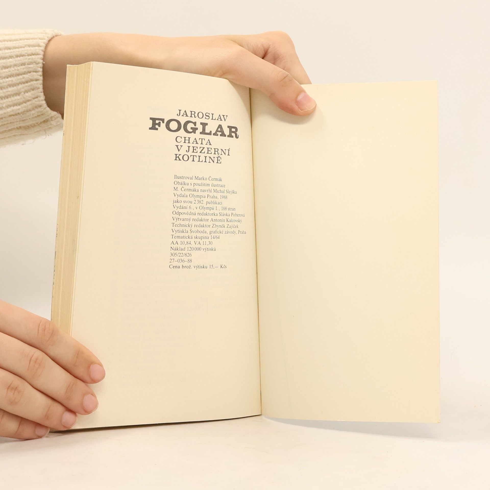 Jaroslav Foglar Chata v Jezerní kotlině