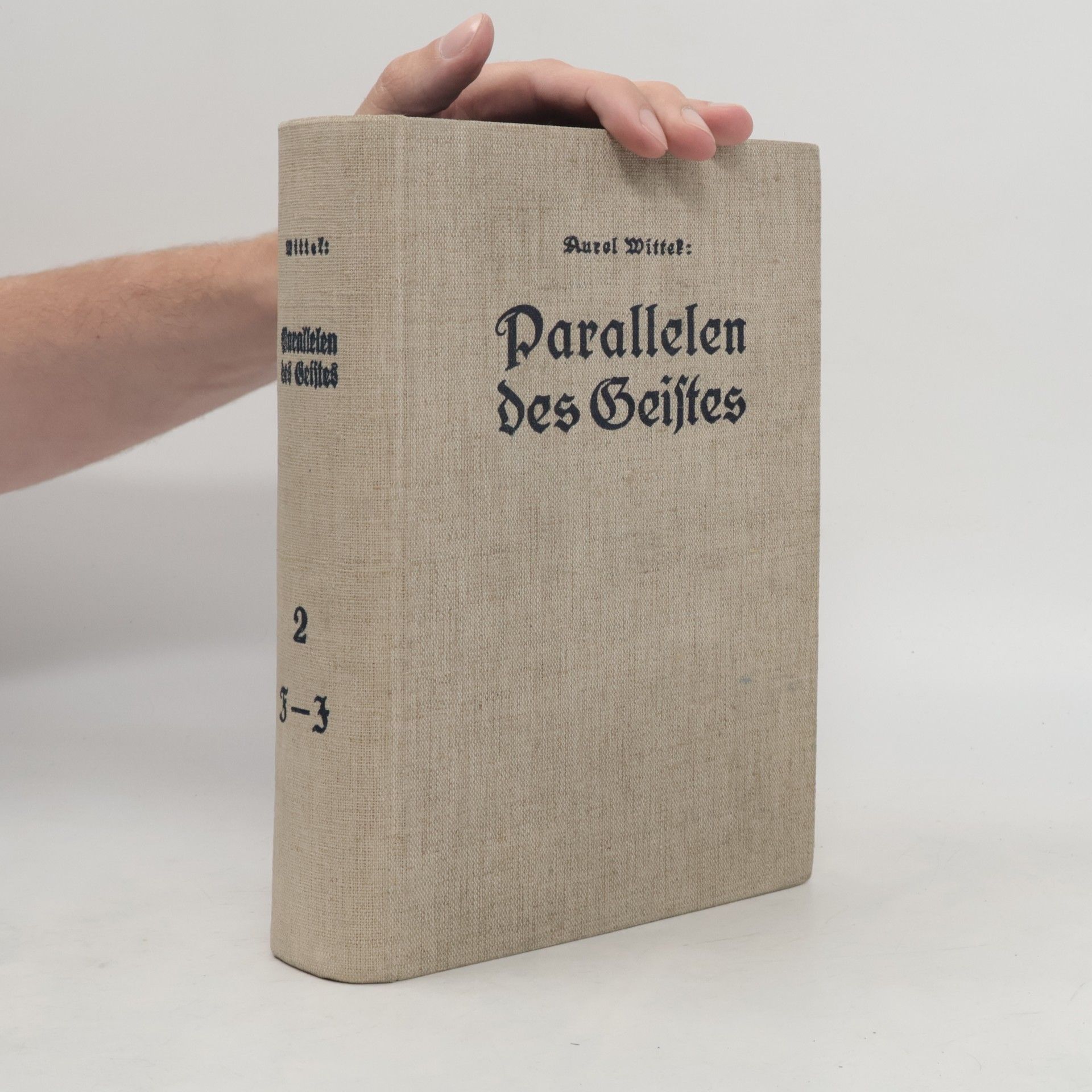 Aurel Wittek Parallelen des Geistes