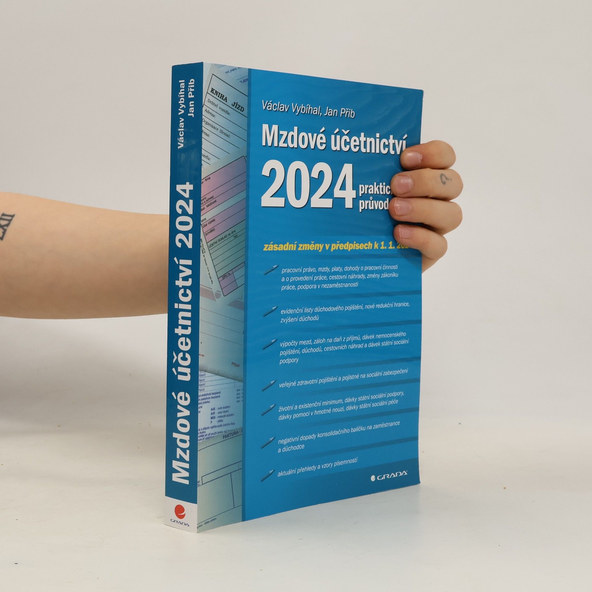 Jan Přib Mzdové účetnictví 2024. Praktický průvodce
