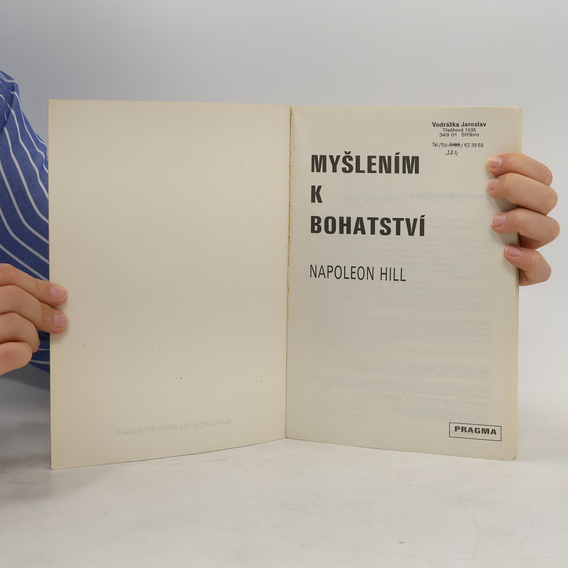 Napoleon Hill Myšlením k bohatství