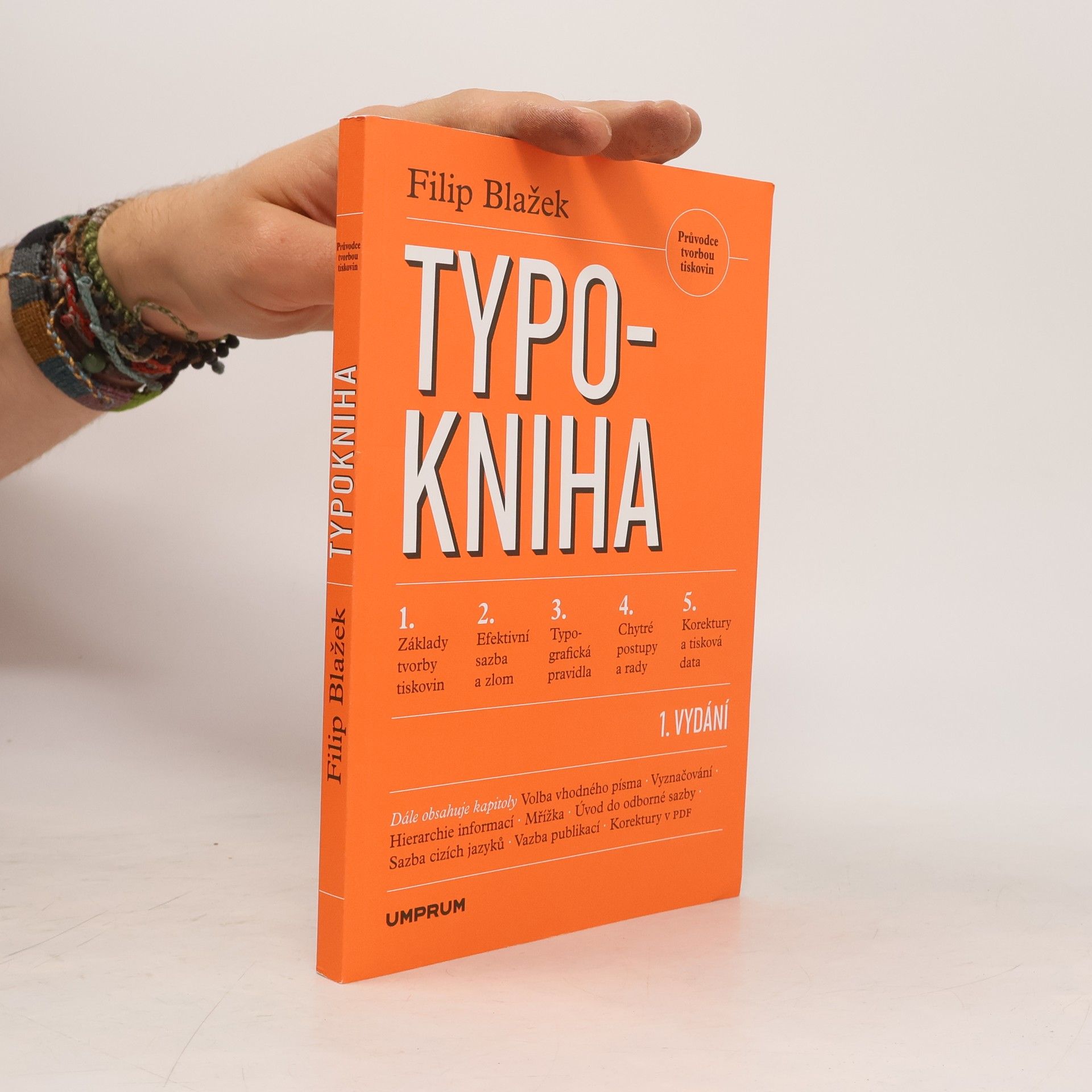 Filip Blažek Typokniha: Průvodce tvorbou tiskovin