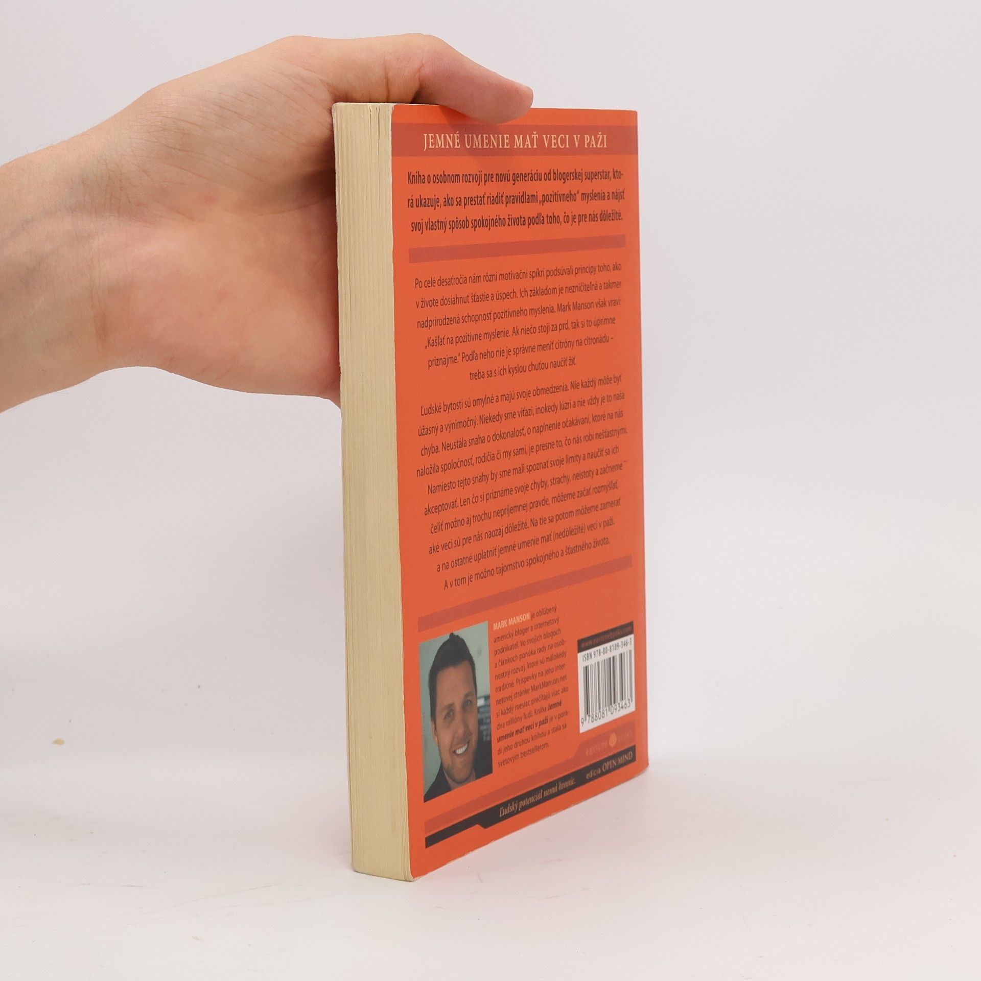 Mark Manson Jemné umenie mať veci v p**i