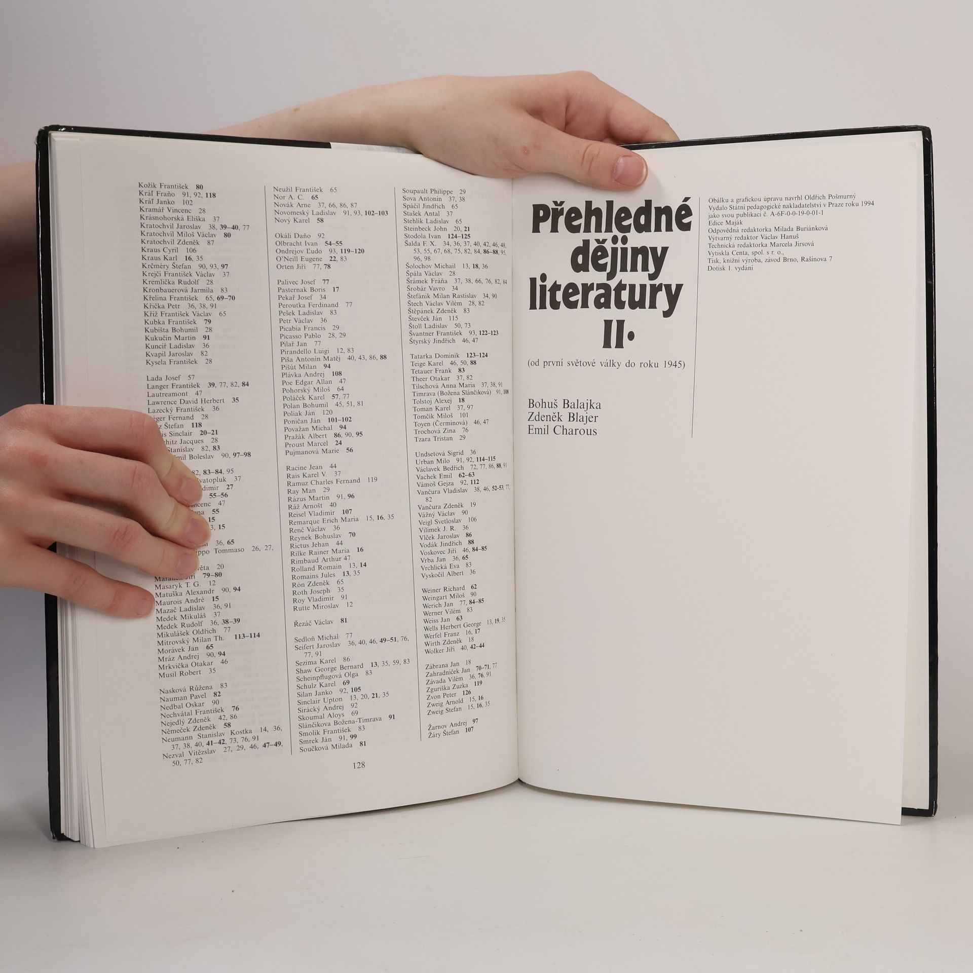 Bohuš Balajka Přehledné dějiny literatury II.