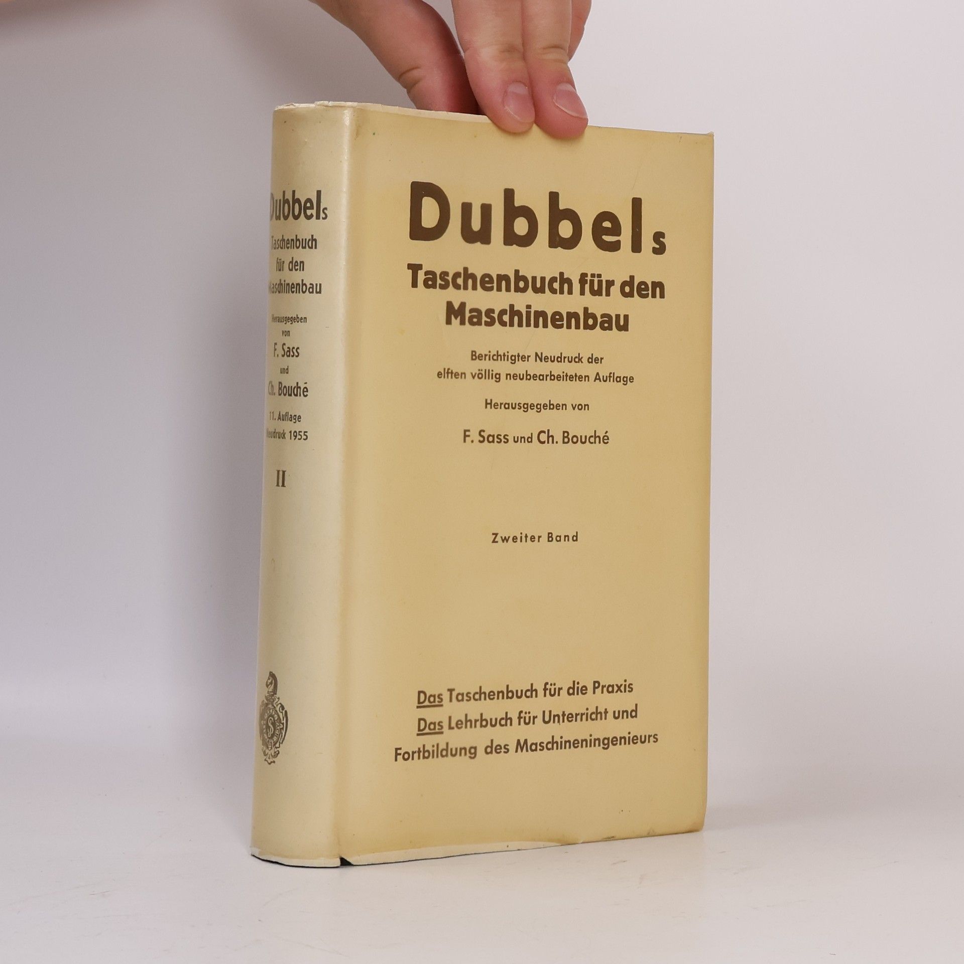 F. Sass Dubbels Taschenbuch für den Maschinenbau II.
