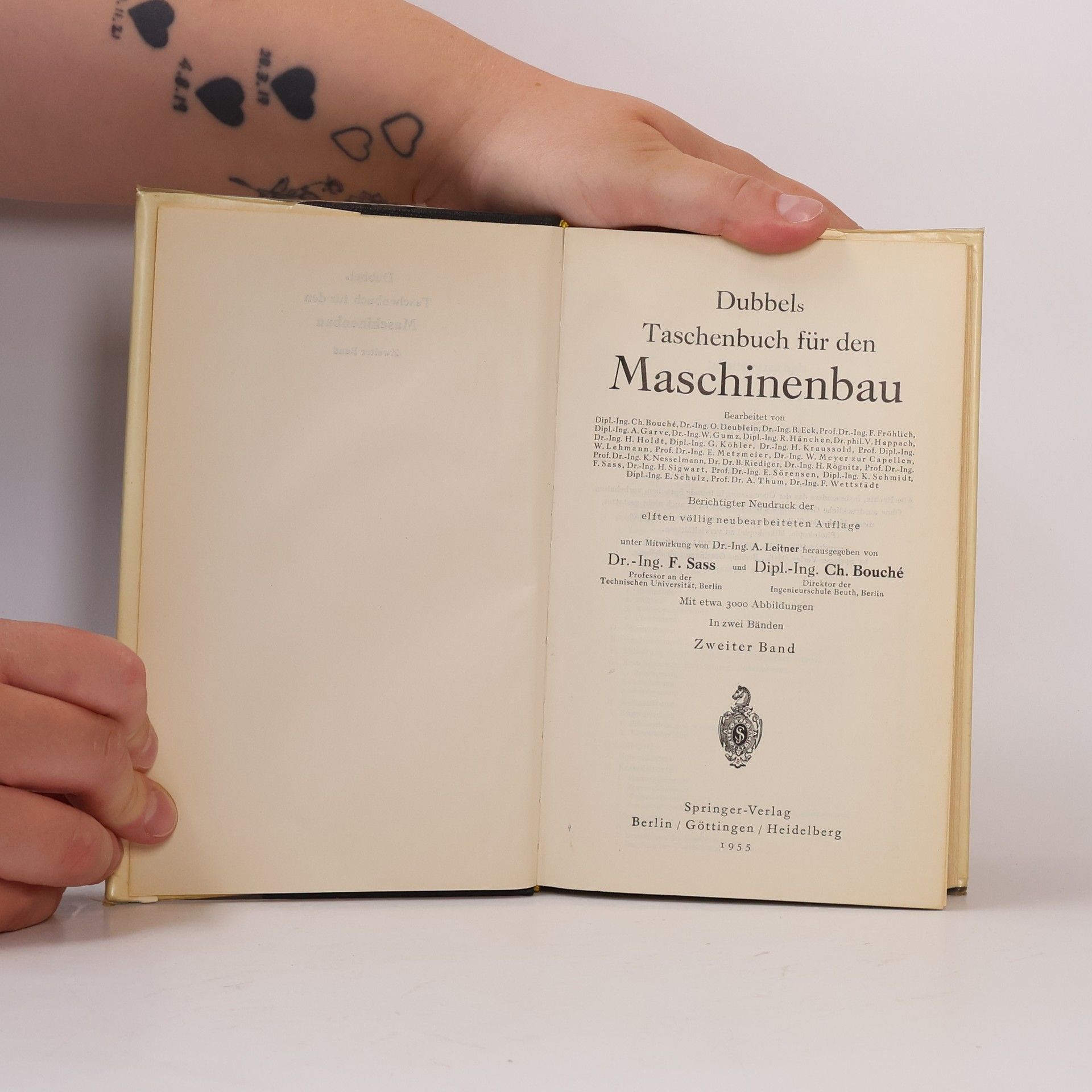 F. Sass Dubbels Taschenbuch für den Maschinenbau II.
