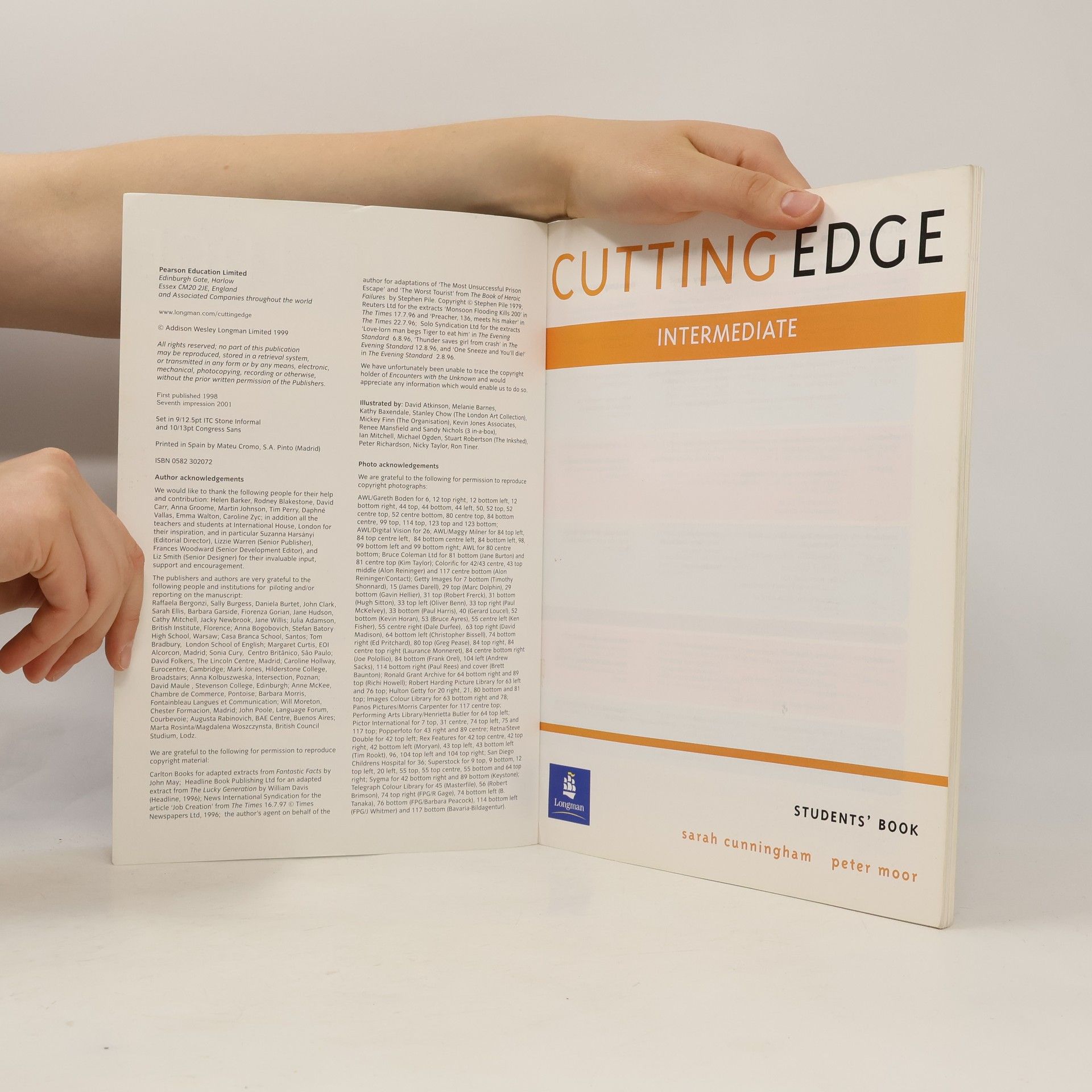 Sarah Cunningham Cutting Edge. Intermediate. Student's Book