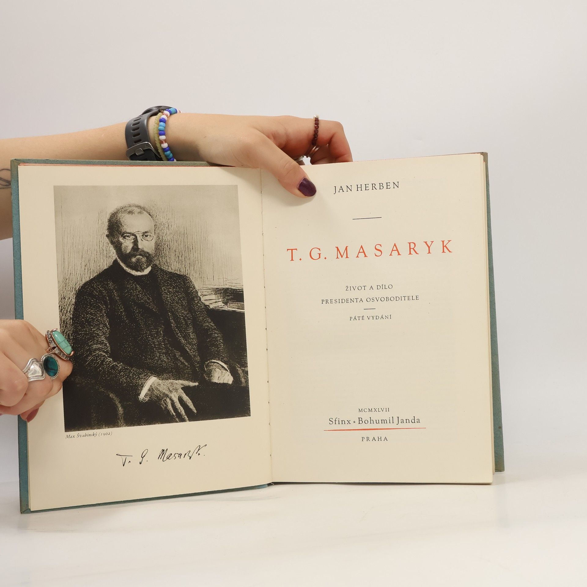 Jan Herben T. G. Masaryk. Životní dílo presidenta osvoboditele