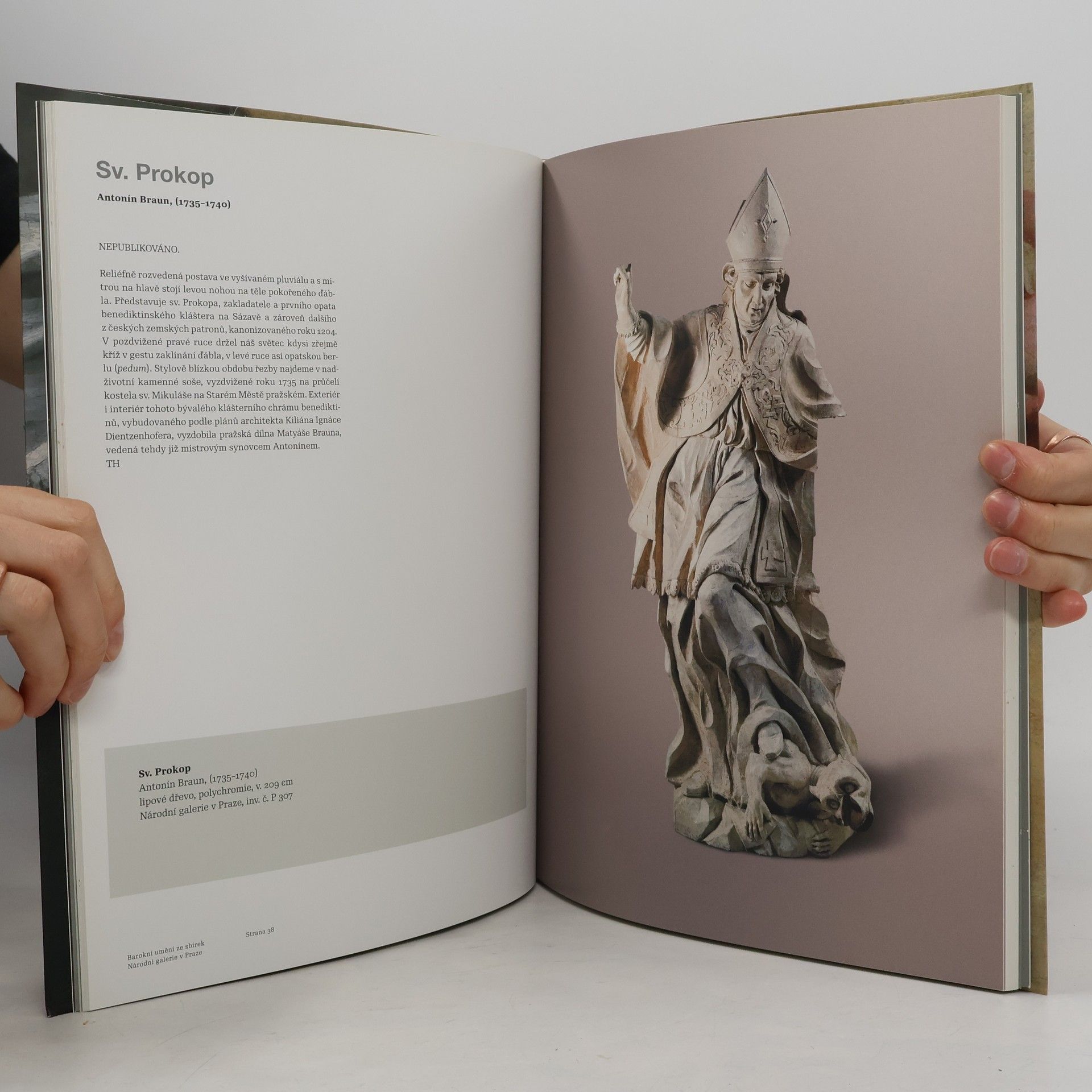 Collectif d'auteurs Barokní umění ze sbírek Národní galerie v Praze : výběrový katalog stálé expozice Národní galerie v Praze na zámku Kinských ve Žďáru nad Sázavou