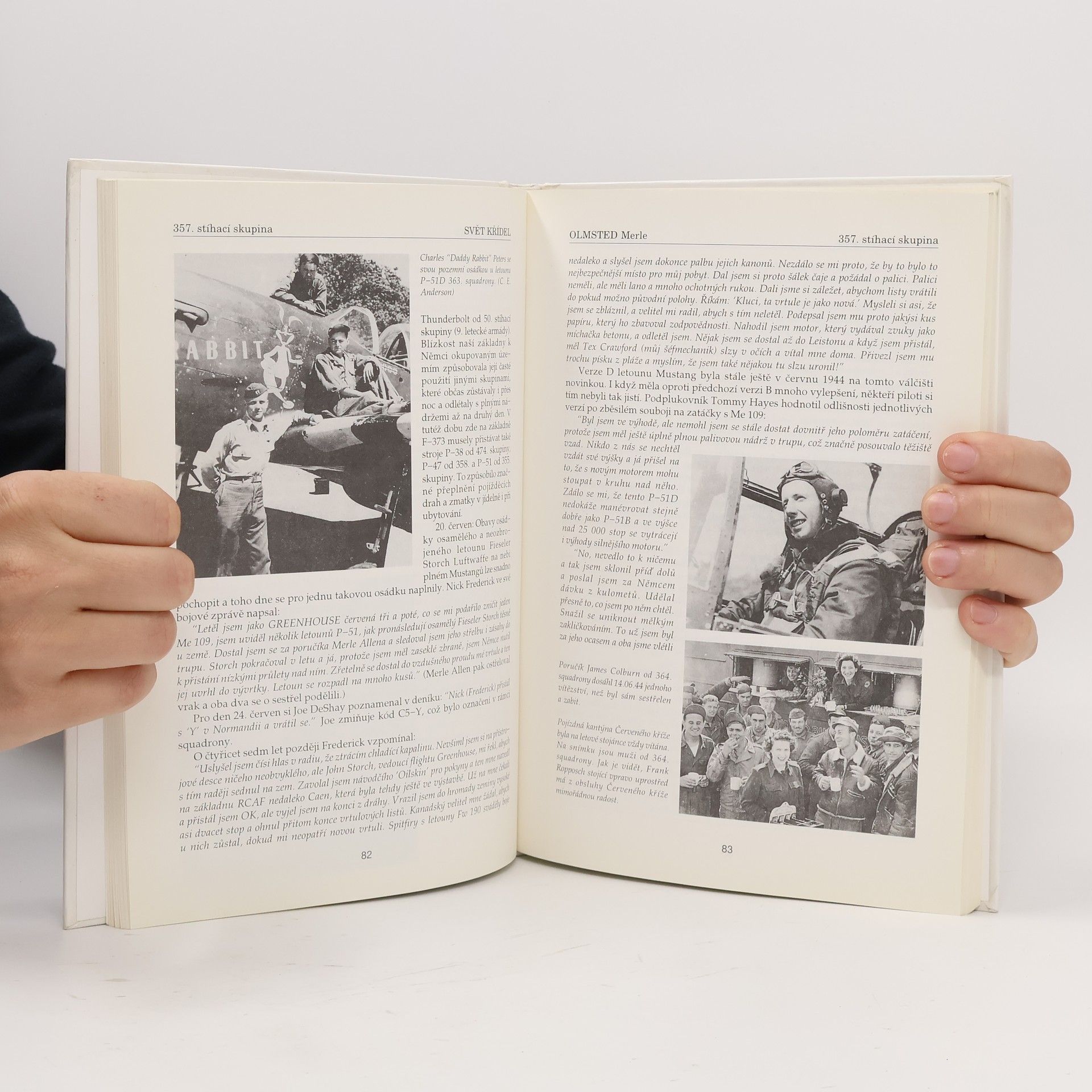 Merle Olmsted 357. stíhací skupina ve válce