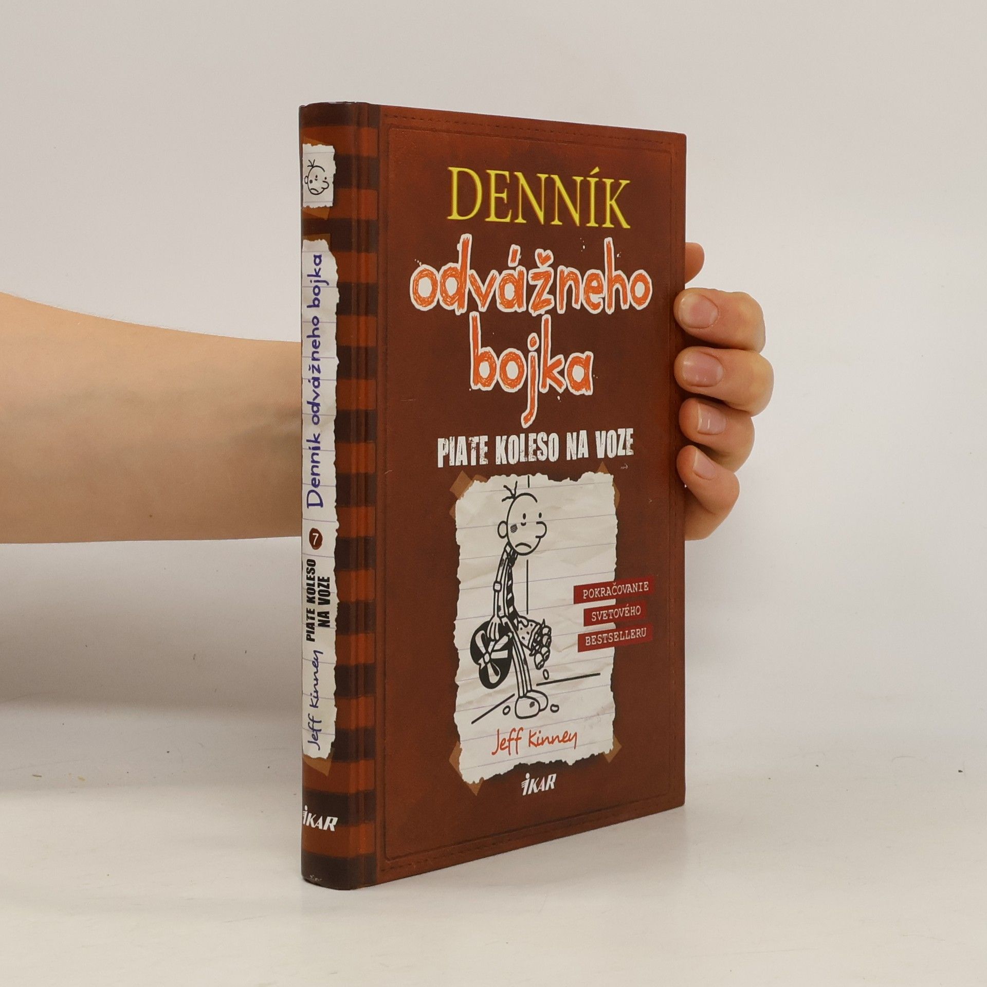 Jeff Kinney Denník odvážneho bojka 7. Piate koleso na voze