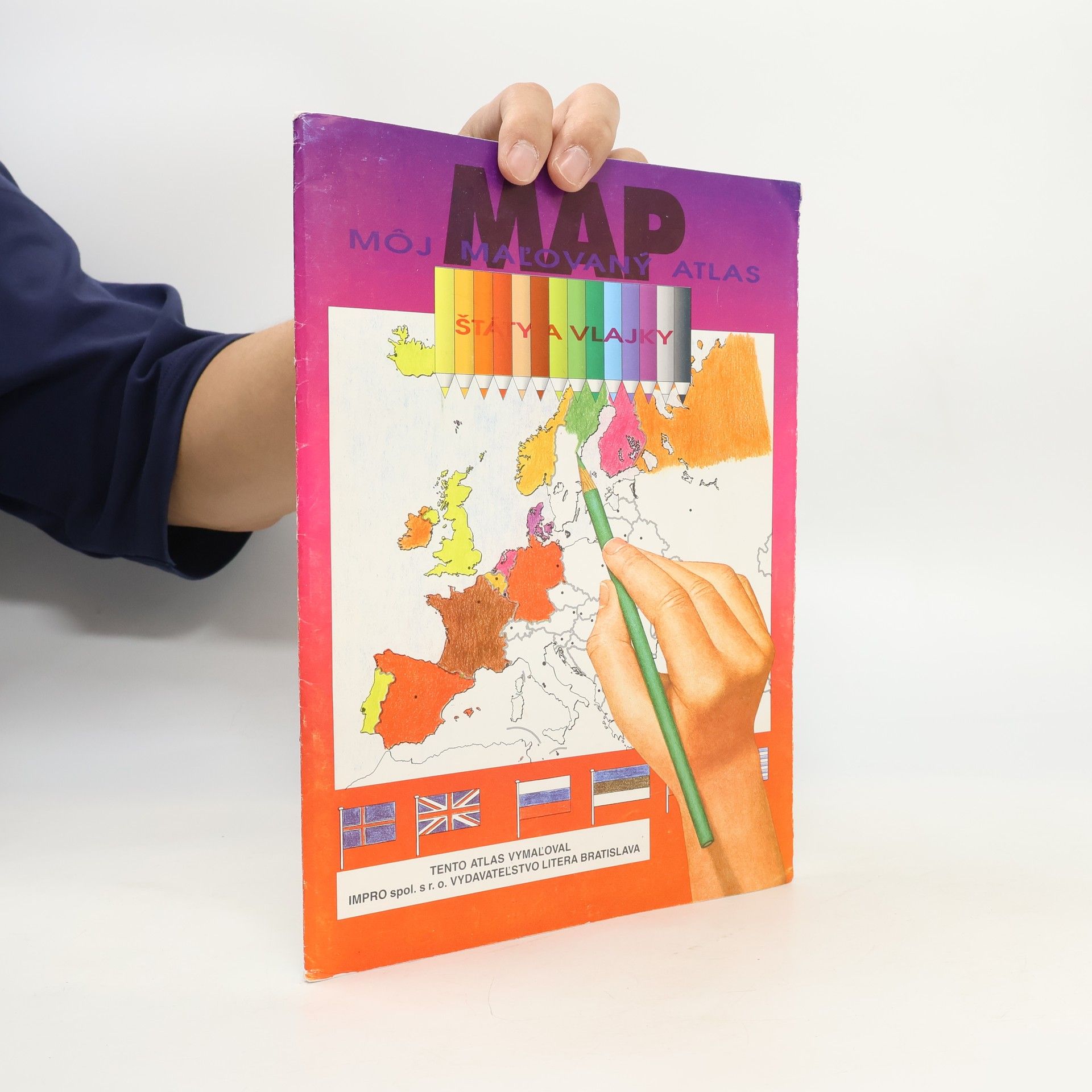 Kolektiv autorů Môj maľovaný atlas. Štáty a vlajky