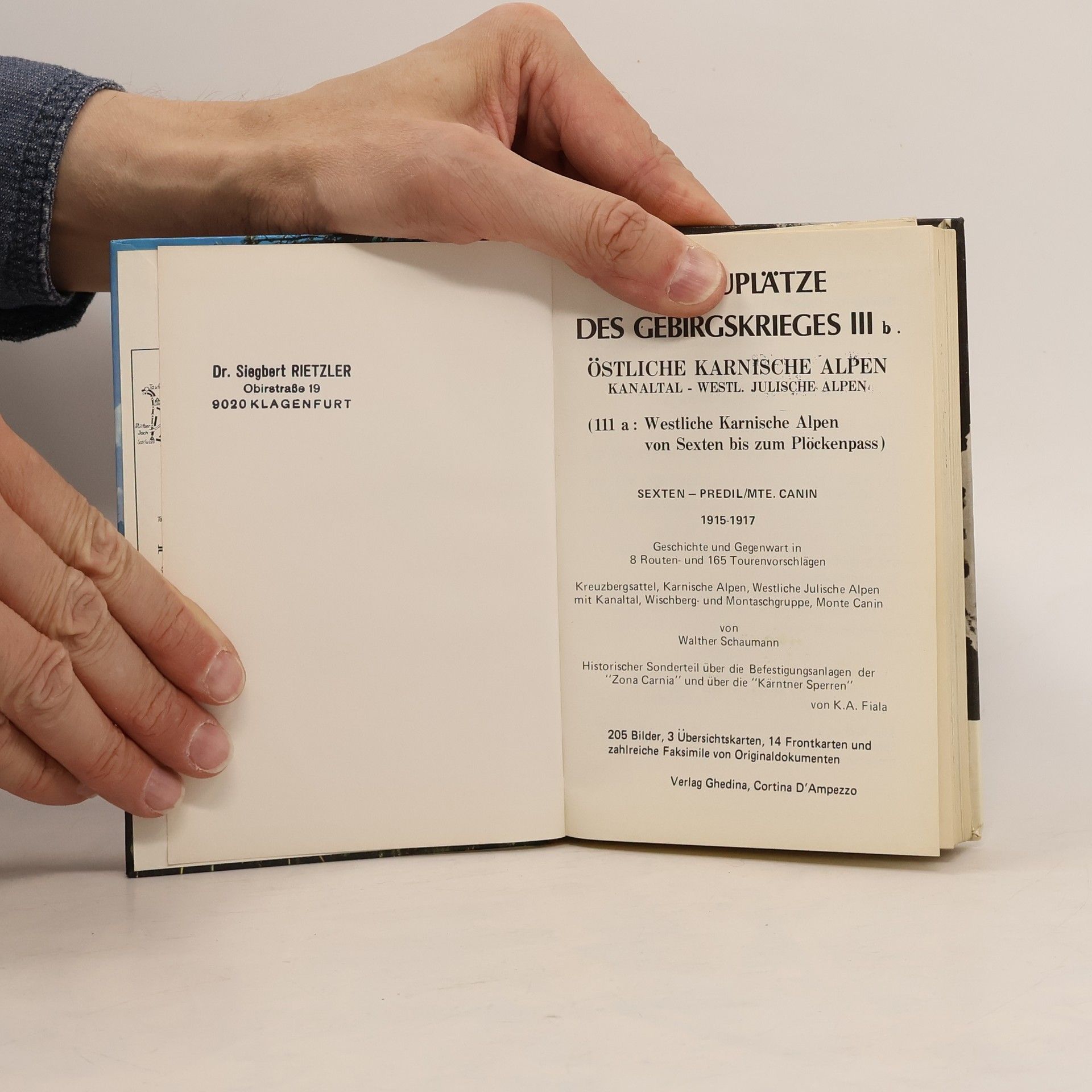 Autorenkollektiv Schauplätze des Gebirgskrieges III.