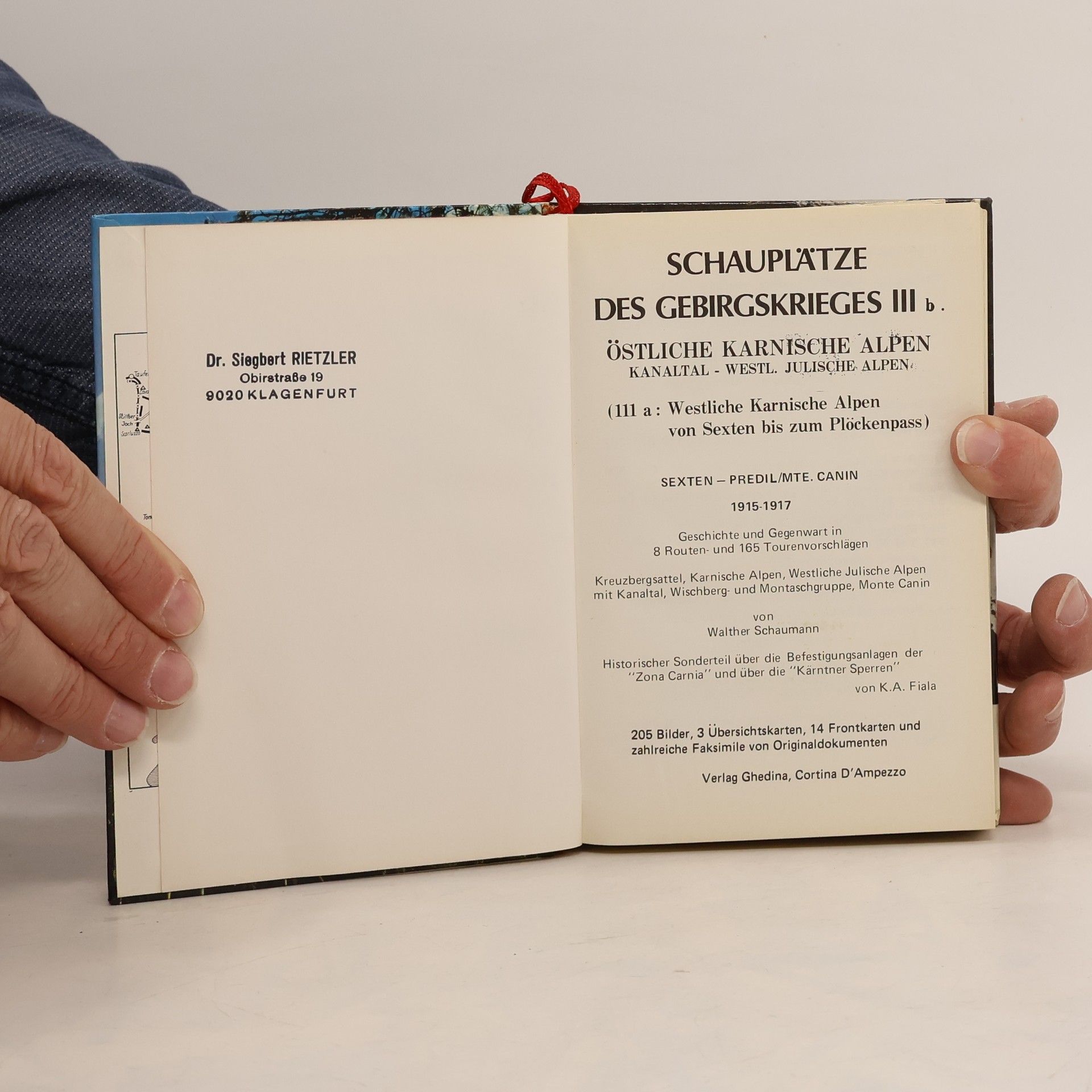 Autorenkollektiv Schauplätze des Gebirgskrieges III.