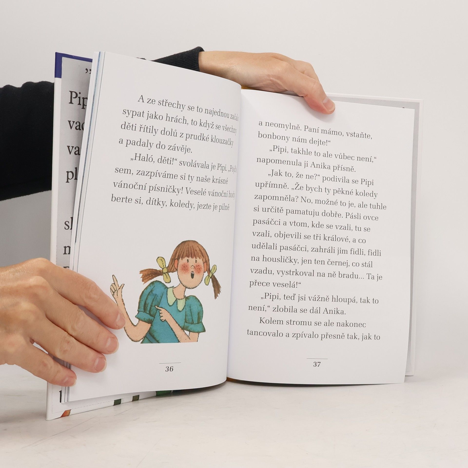 Astrid Lindgren Vánoční večírek Pipi Dlouhé punčochy