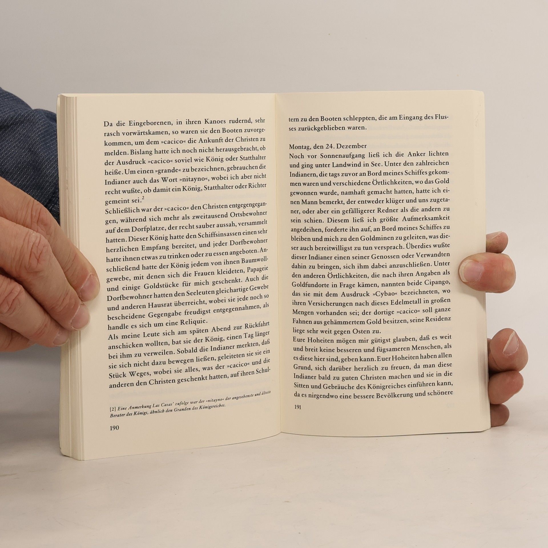 Cristoforo Colombo Bordbuch