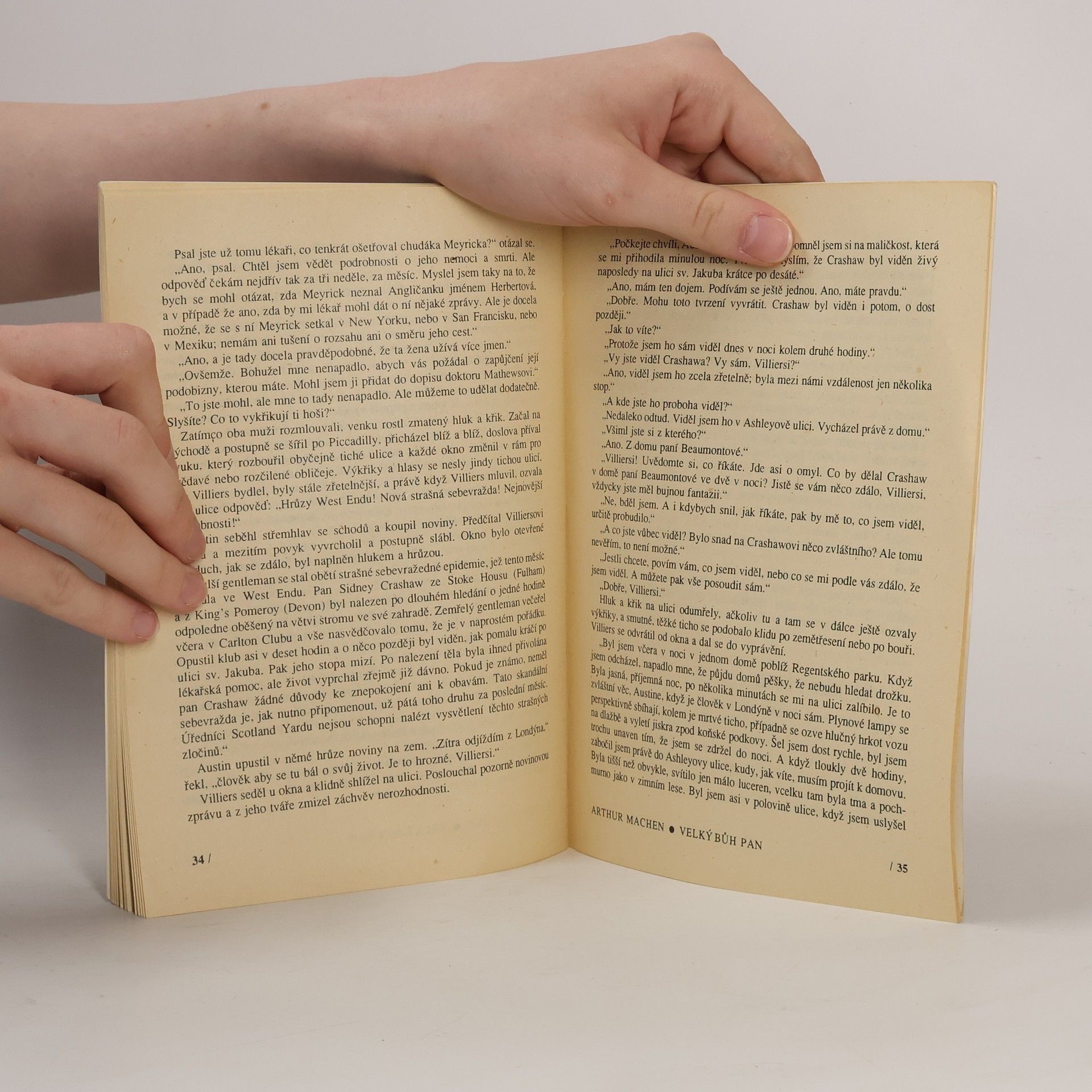 Arthur Machen Horrory No. 3. Velký bůh Pan