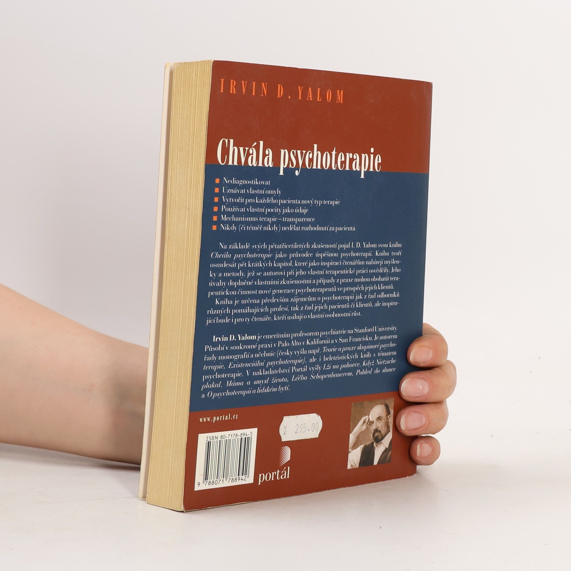 Irvin D. Yalom Chvála psychoterapie