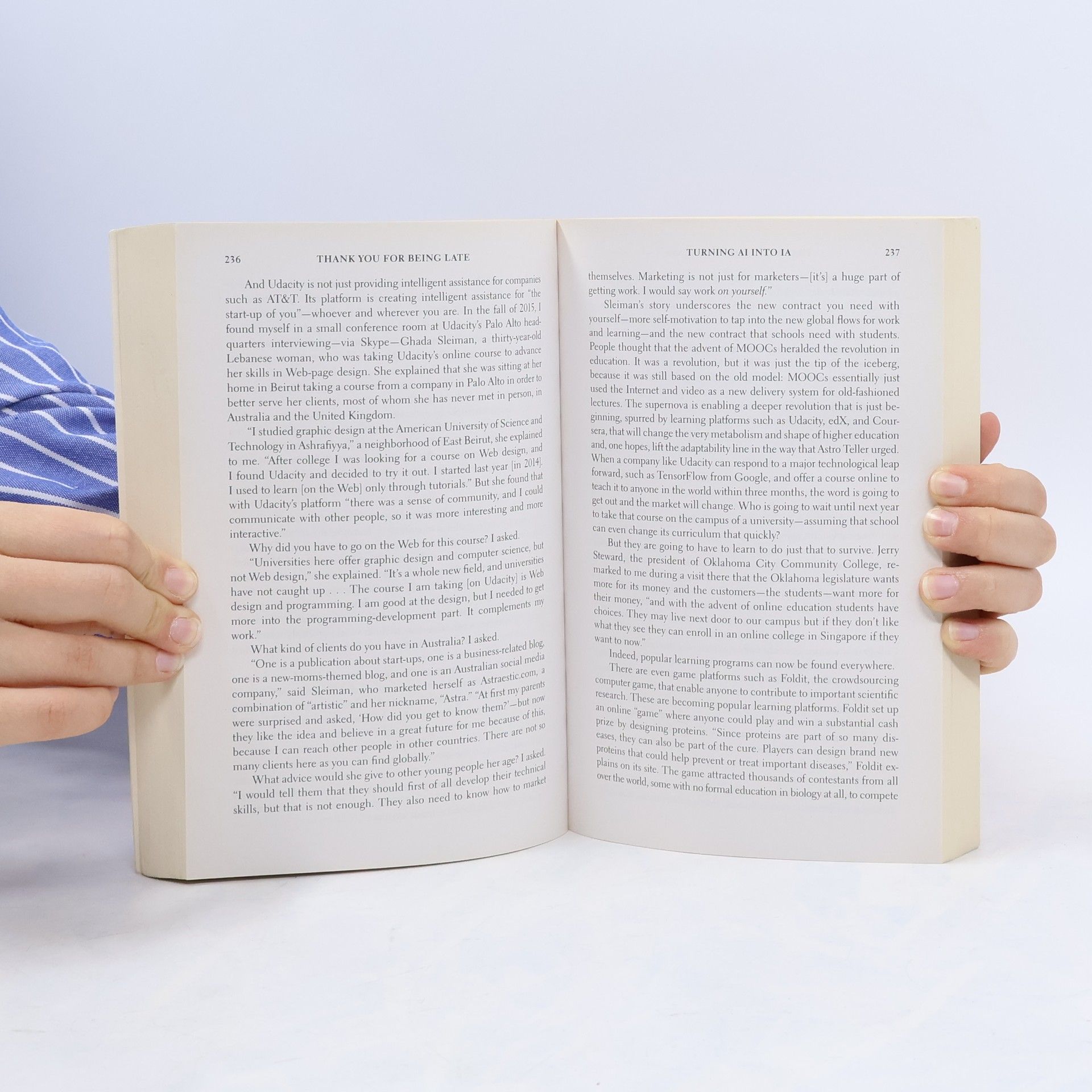 Thomas Friedman Thank you for being late: an optimist's guide to thriving in the age of accelerations