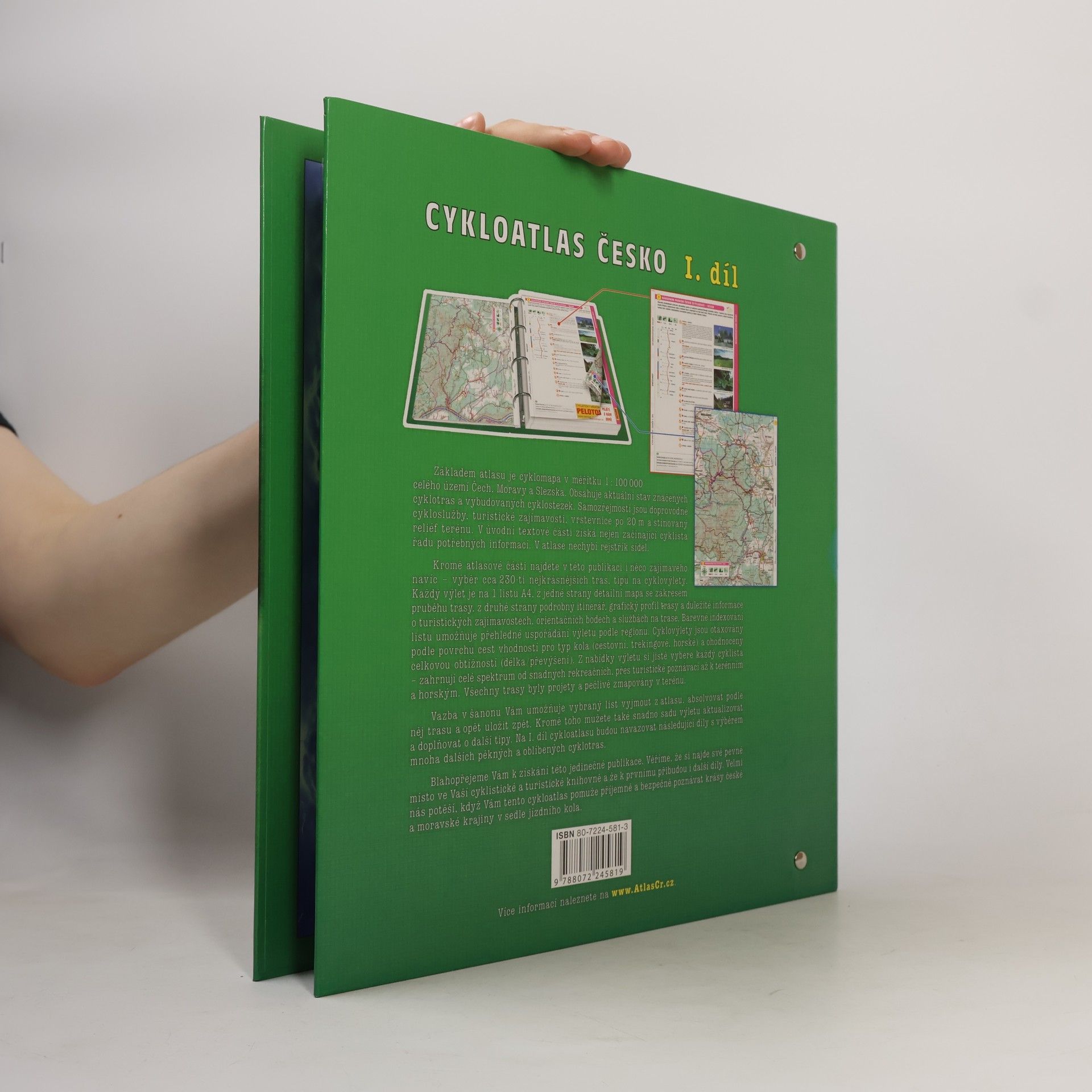 Jiří Šafránek Cykloatlas Česko. 1. díl