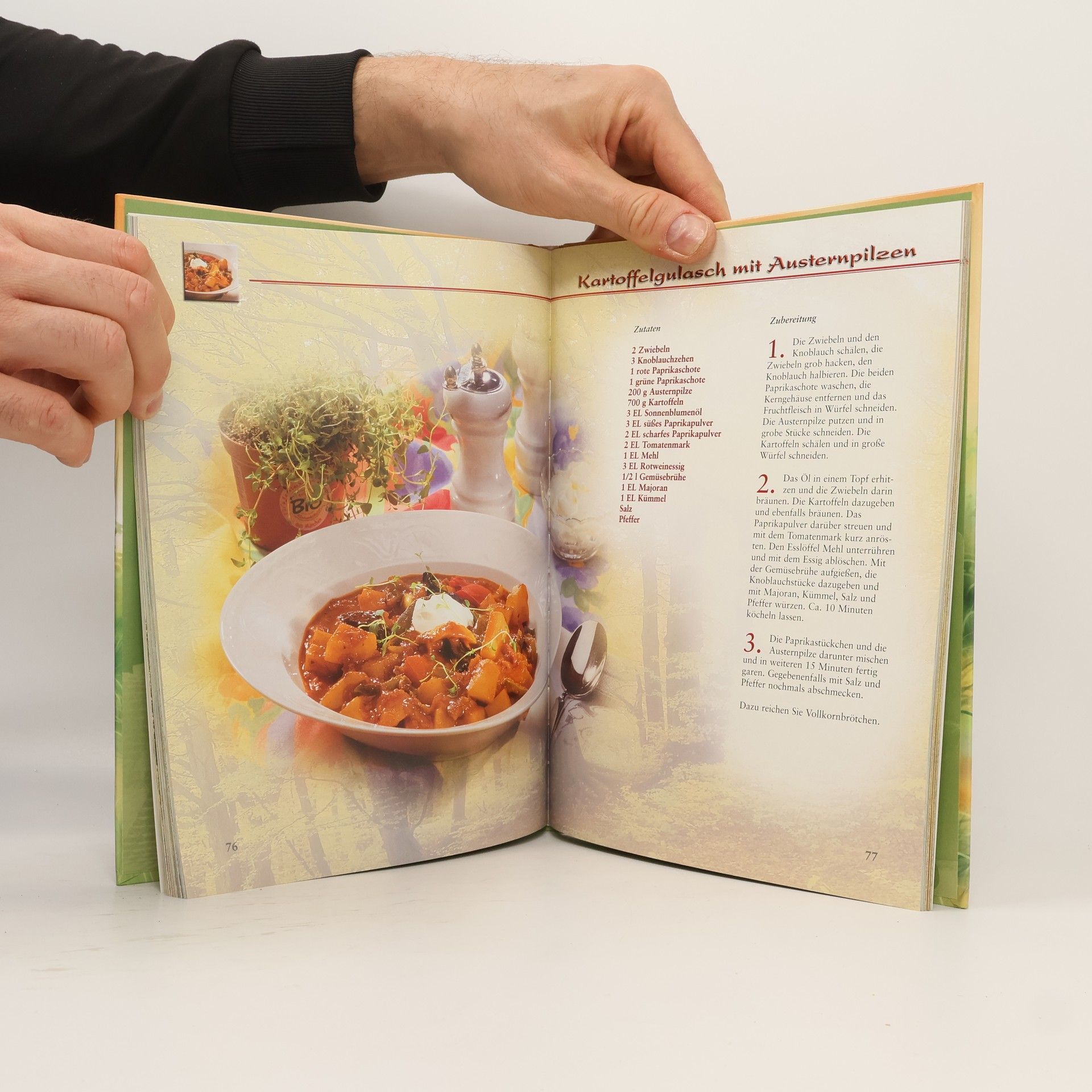 Gerhard Poggenpohl Wir stehn auf vegetarische Küche